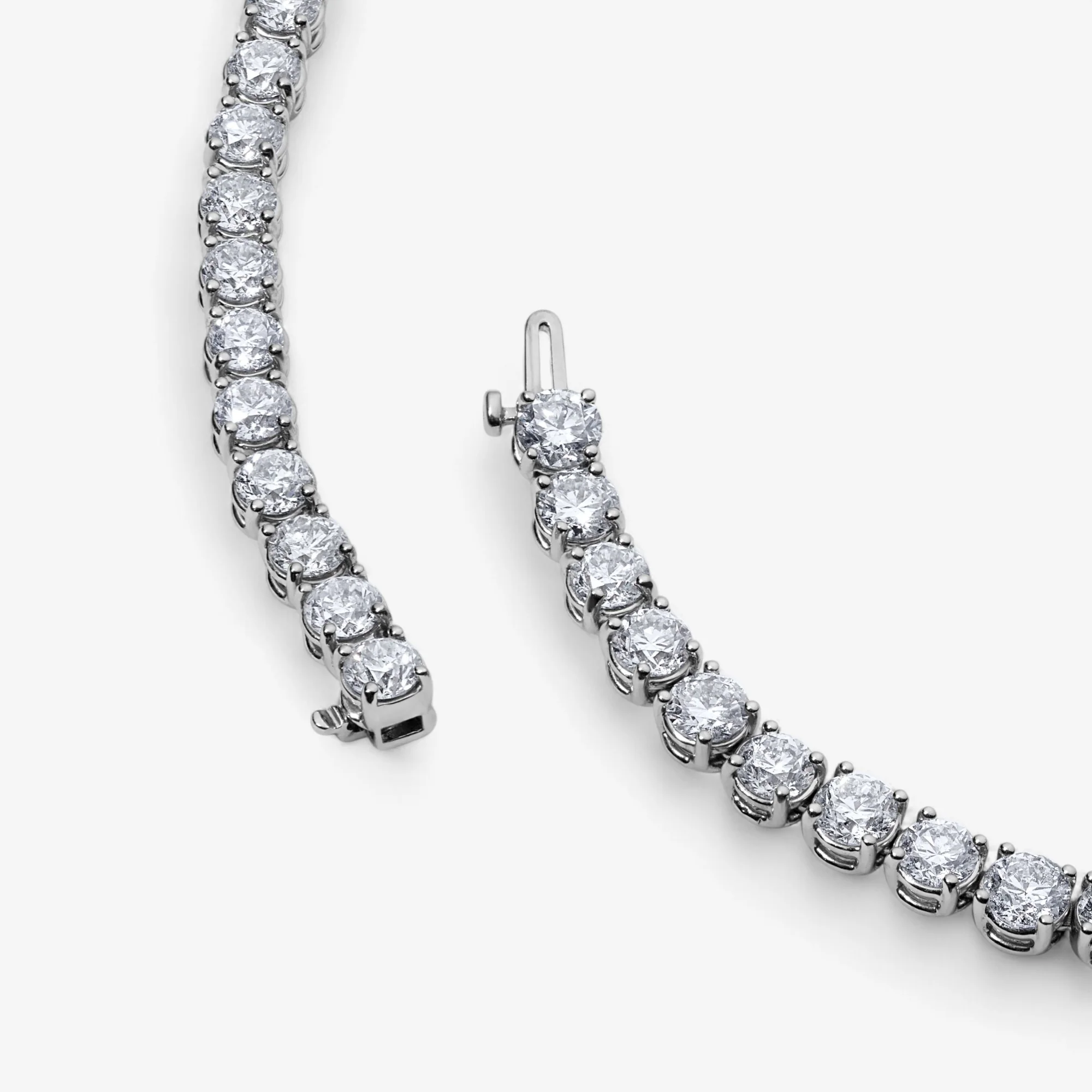Signature 35CT Round Diamond Tennis Necklace - Image 4