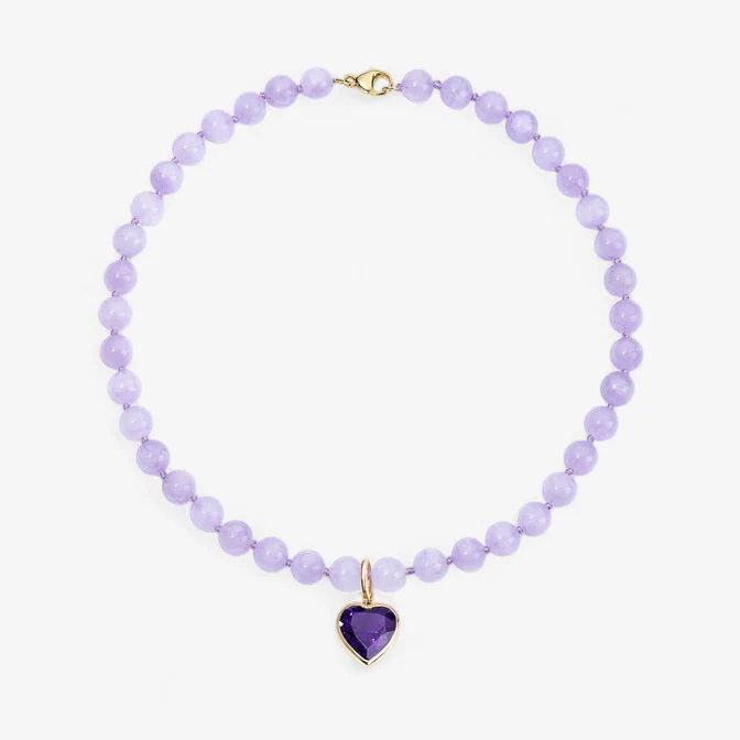 Margot Amethyst Heart Charm - Image 4