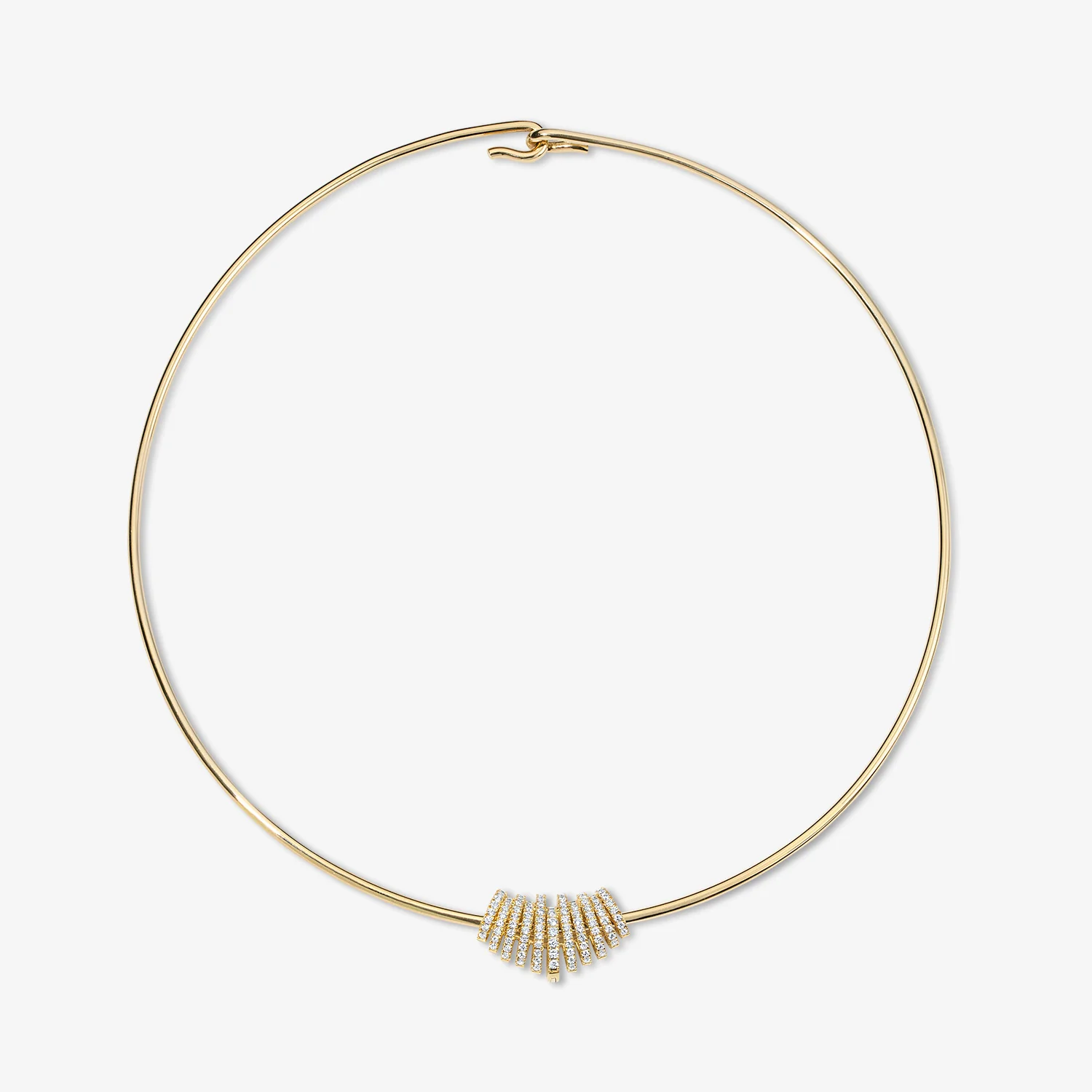 Astrid Pave Flare Pendant - Image 3
