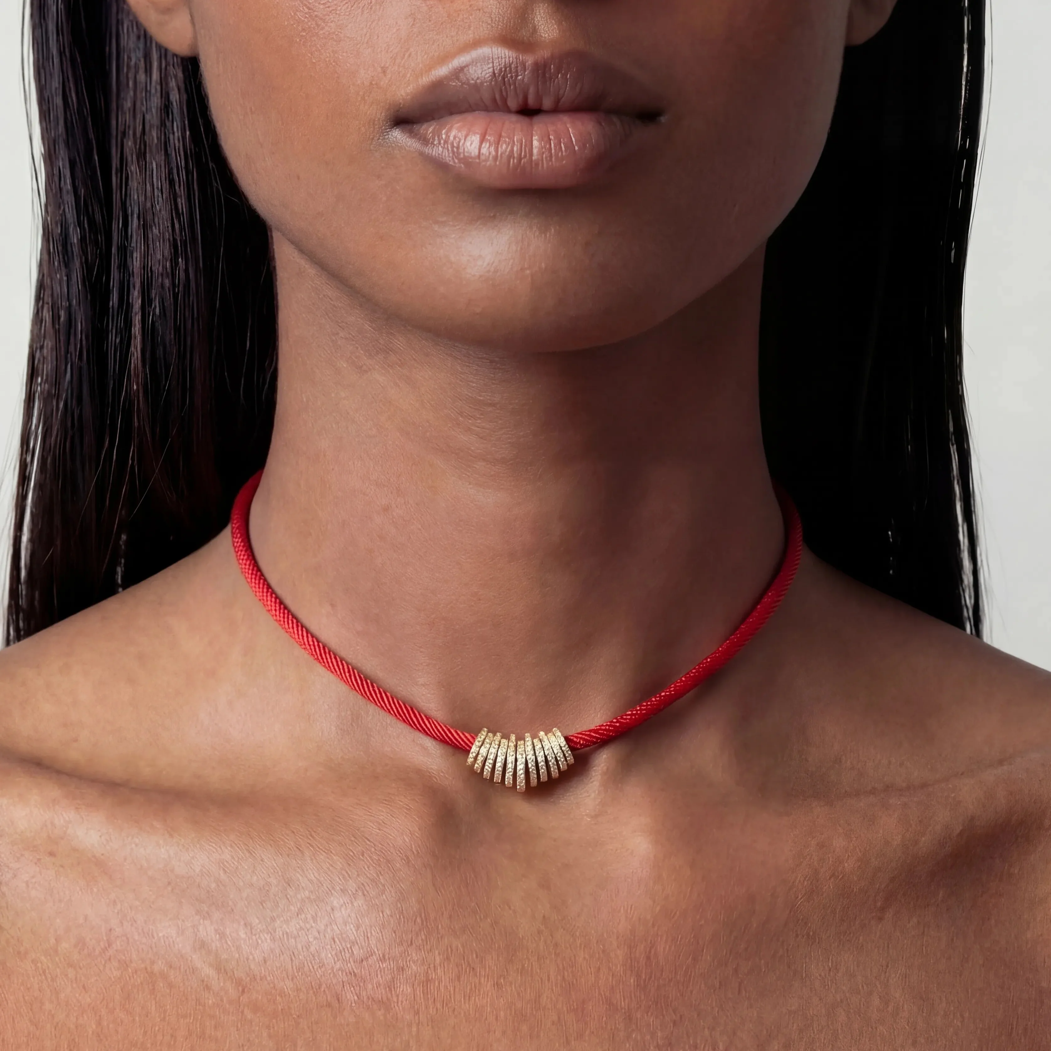 Astrid Pave Flare Pendant - Image 5