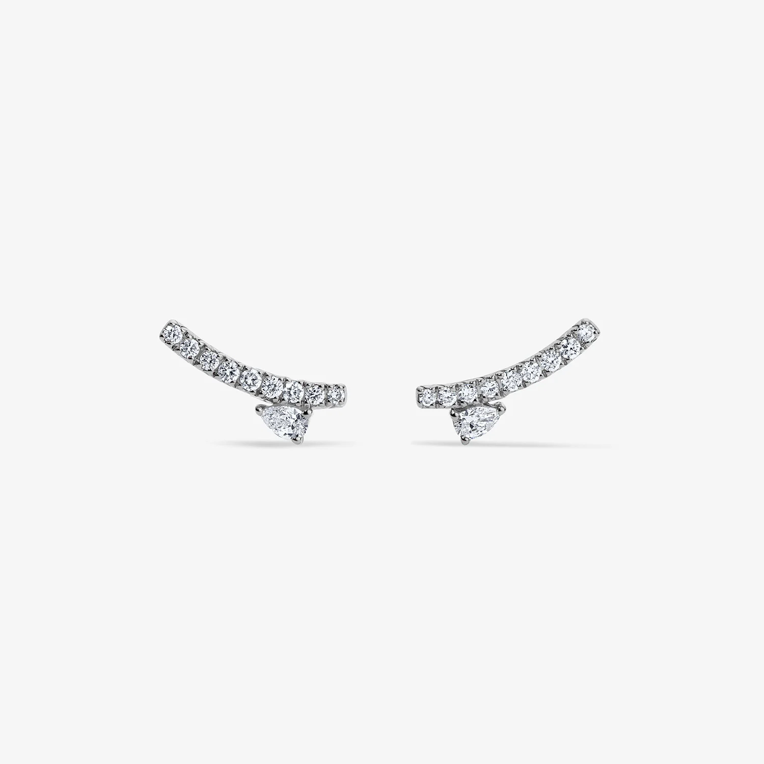 Astrid Pave Flare Studs - Image 2