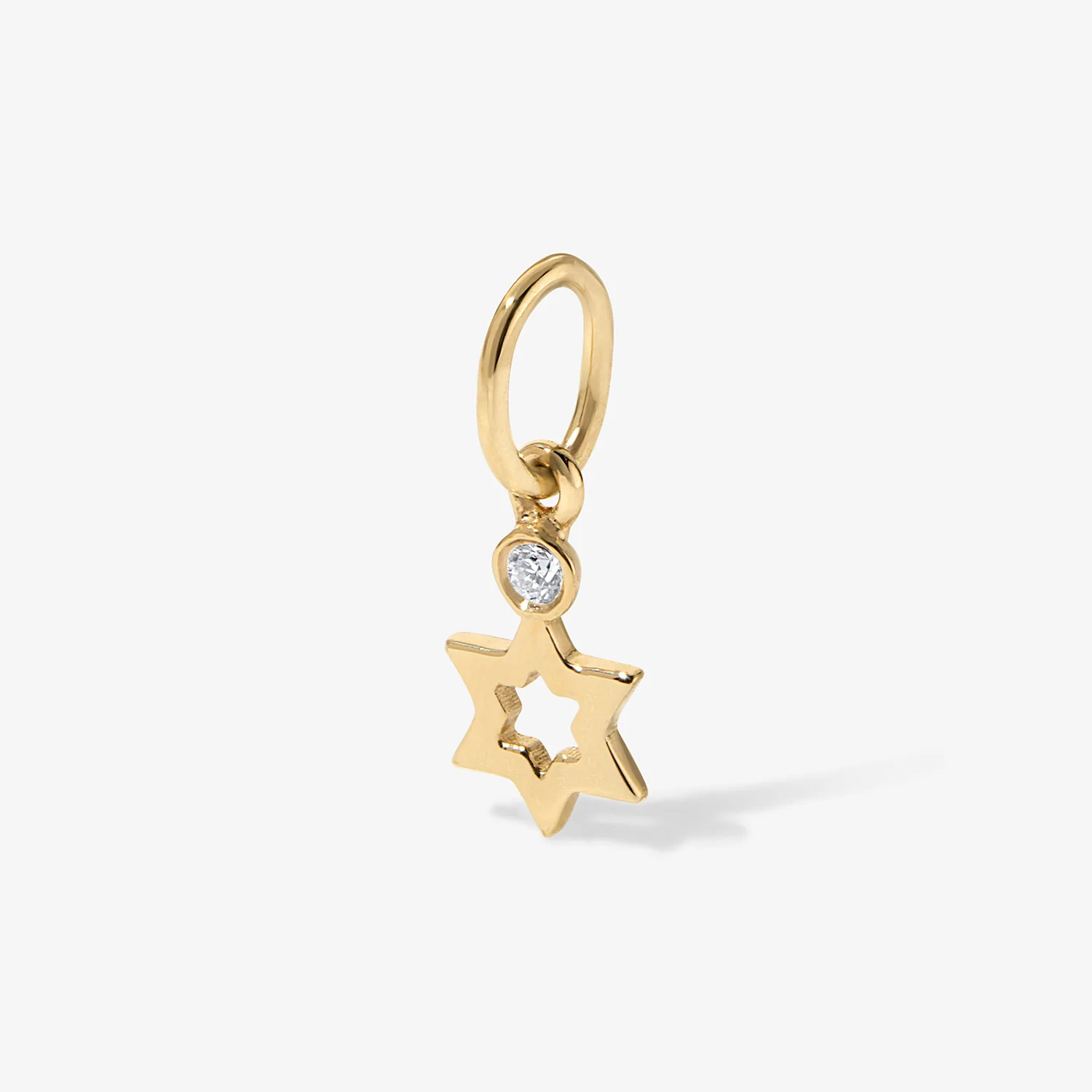 Baby Bubble Star of David Diamond Charm - Image 2