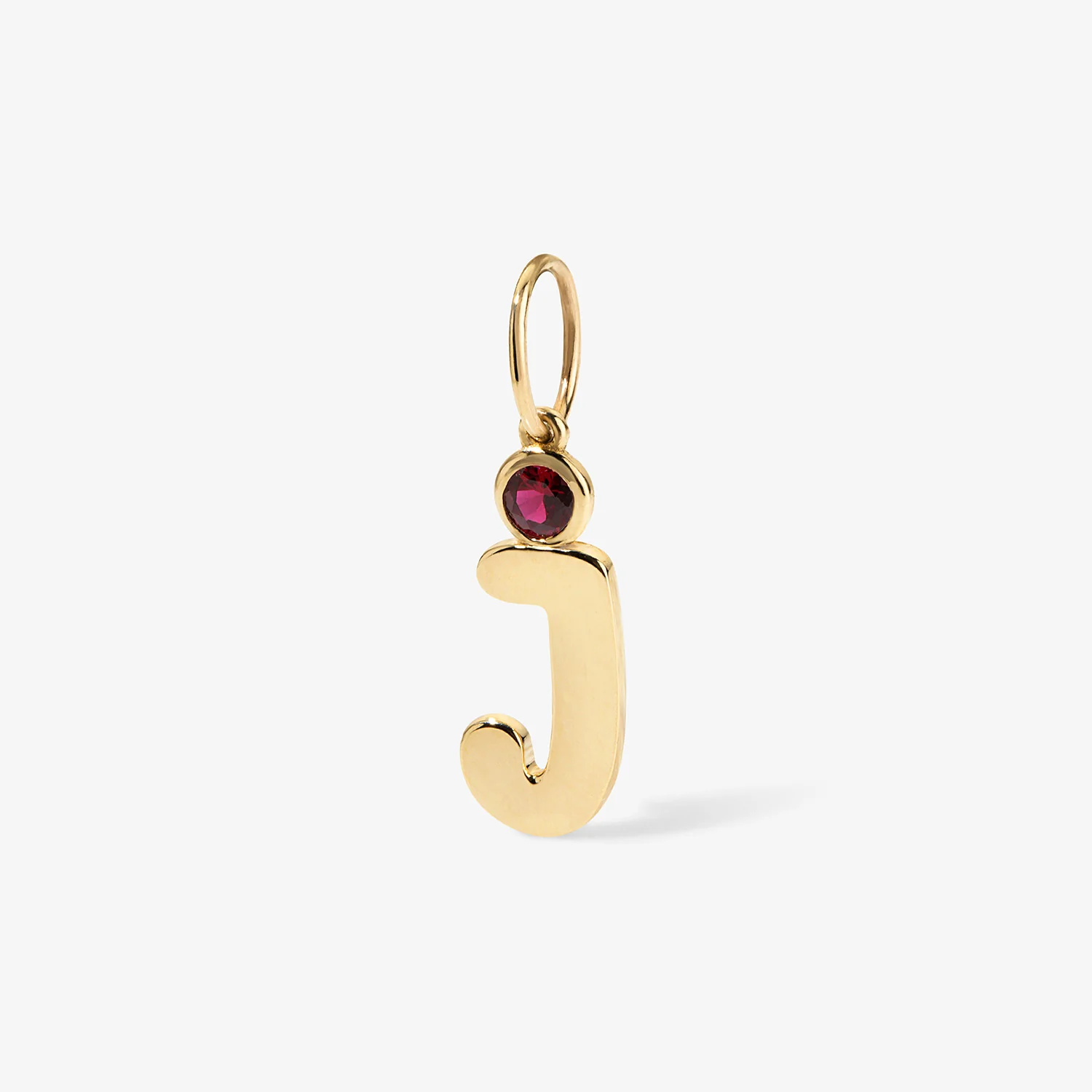Bubble Initial Birthstone Charm - Image 9