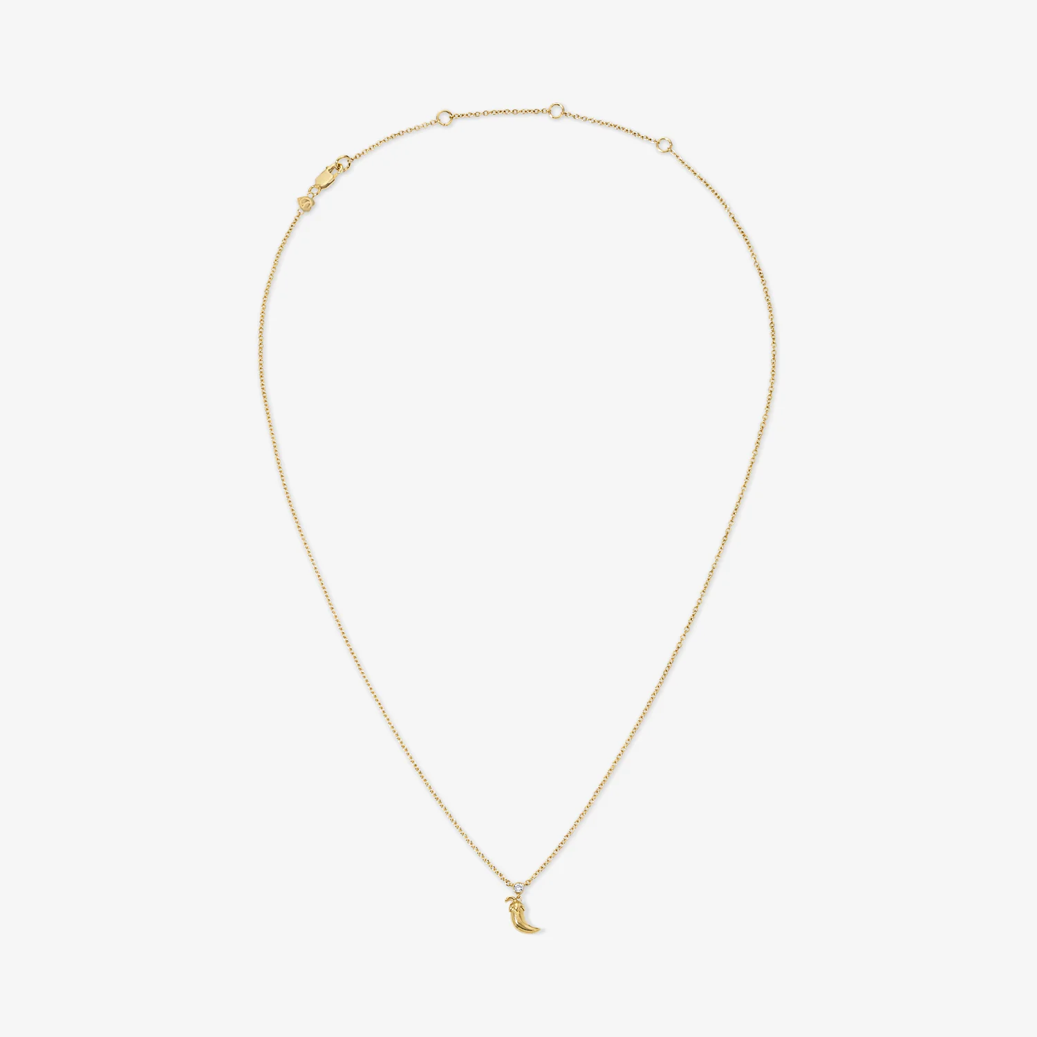 Cocktail Chili Pepper Chain Necklace - Image 2