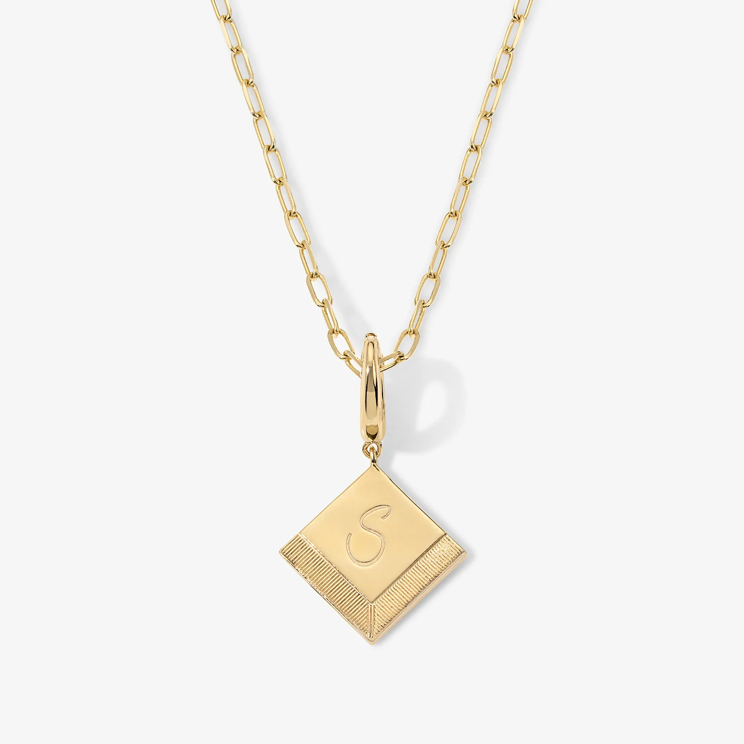Cocktail Napkin Initial Charm