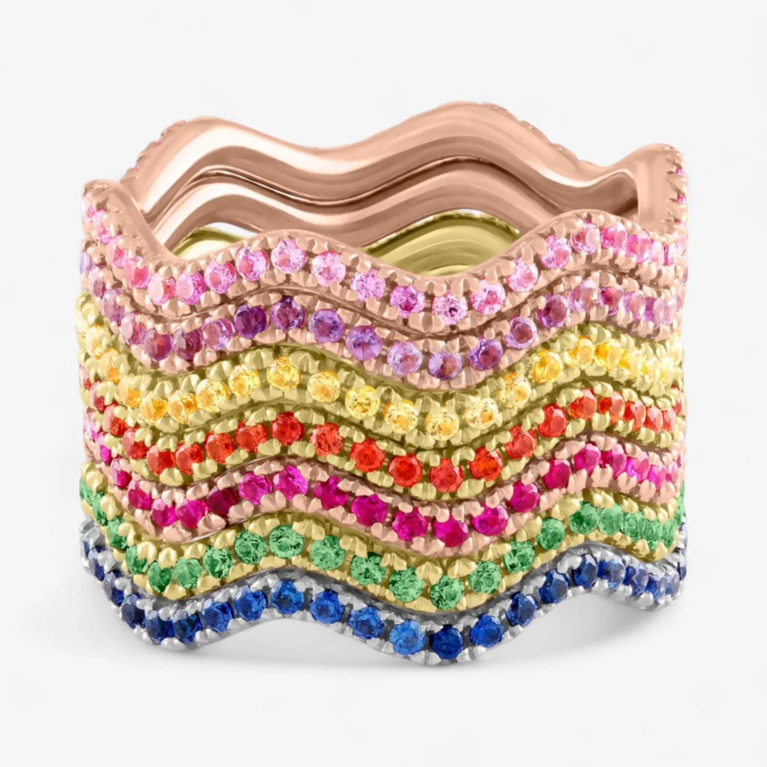 Ivy Rainbow Wavy Stack Band - Image 10