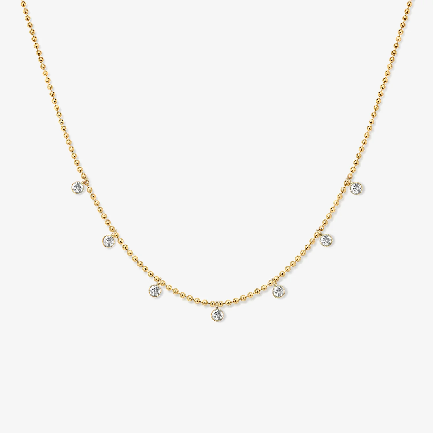 Dakota 7 Diamond Shaker Necklace
