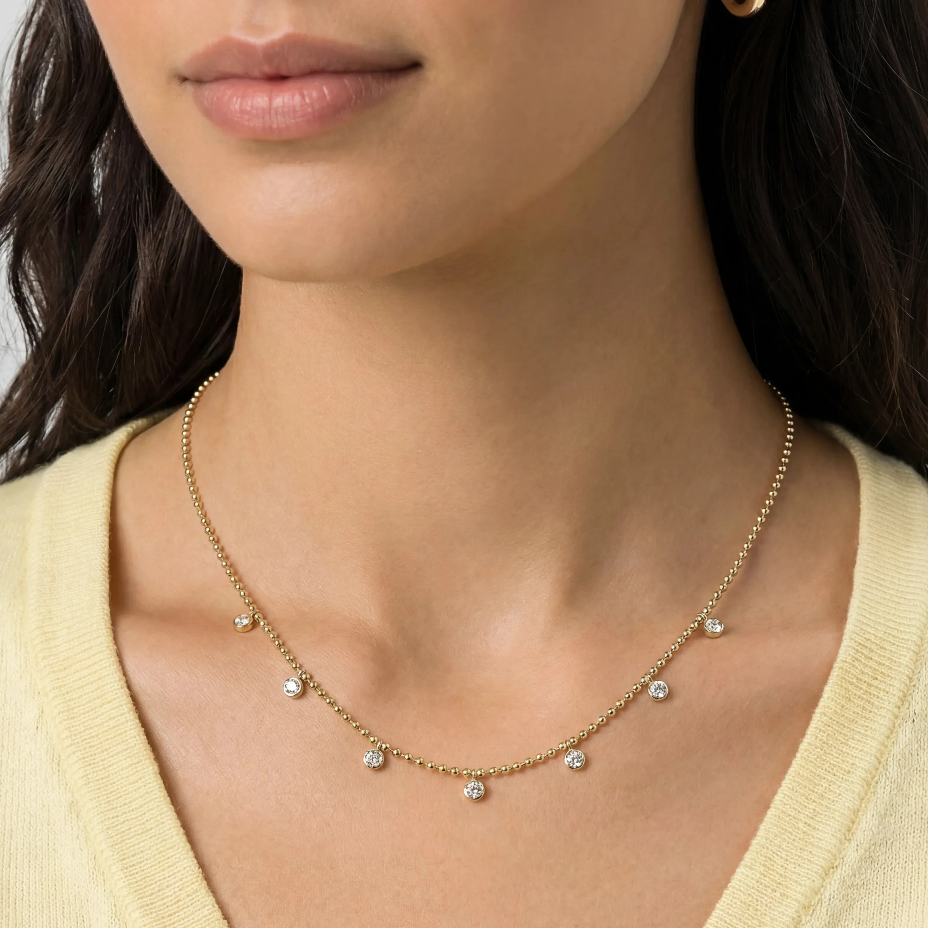 Dakota 7 Diamond Shaker Necklace - Image 2