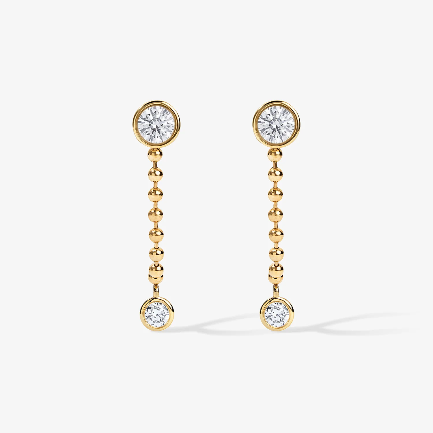 Dakota Diamond Chain Earrings - Image 2