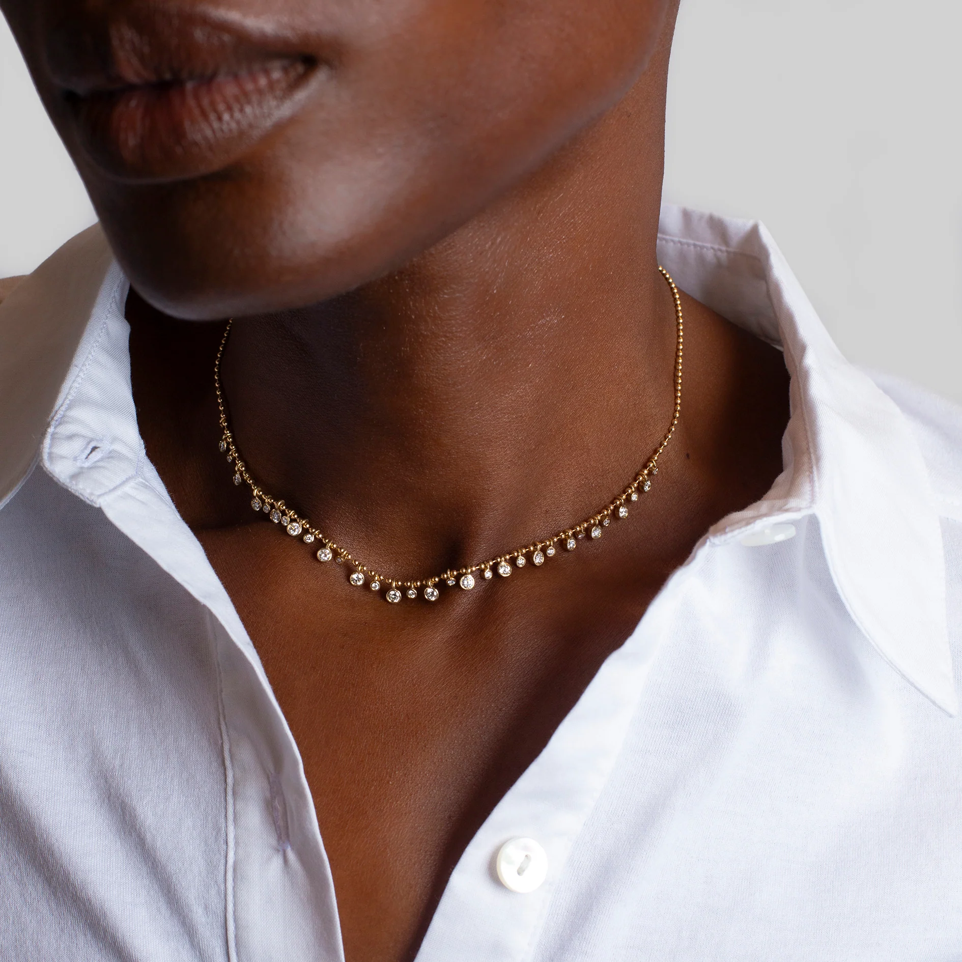Dakota Diamond Shaker Necklace - Image 3