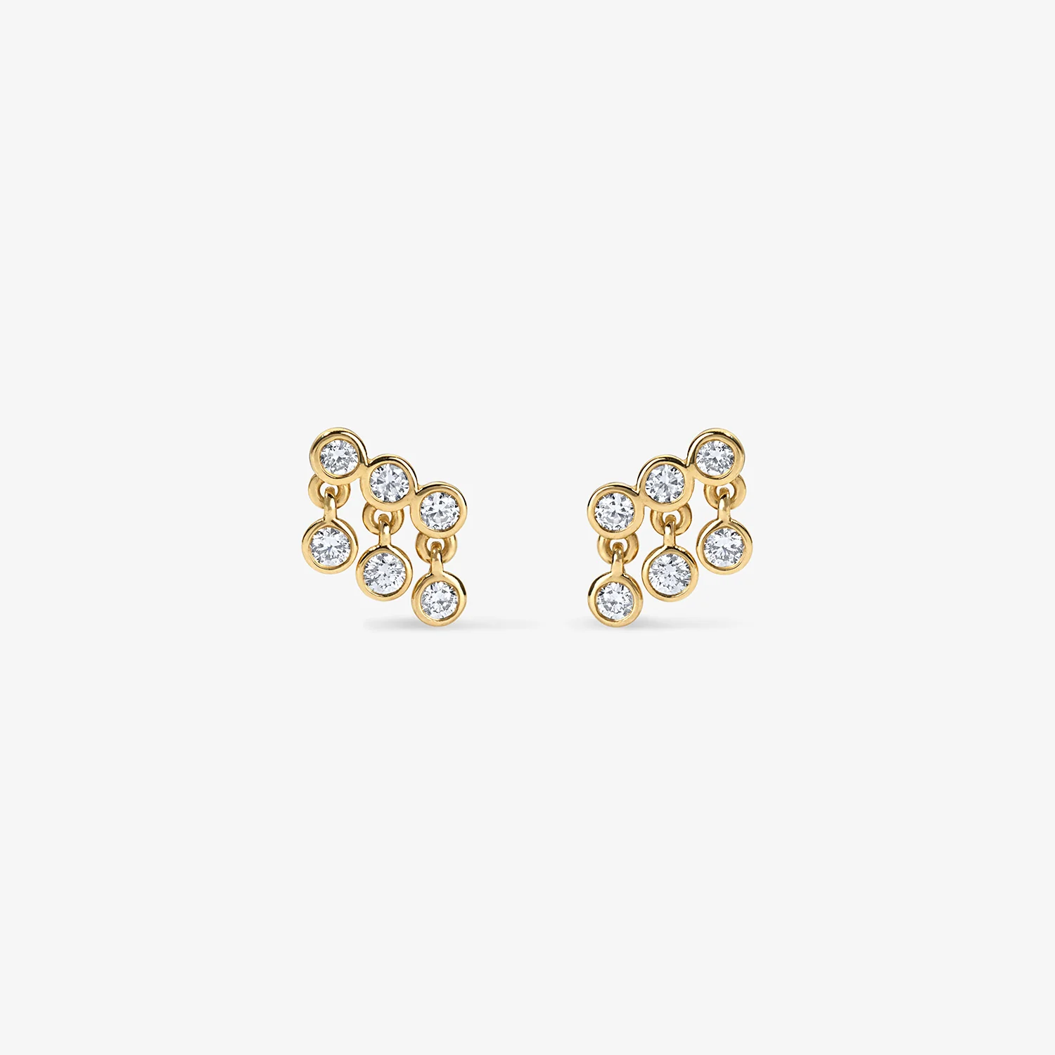 Dakota Mini Diamond Shaker Earrings