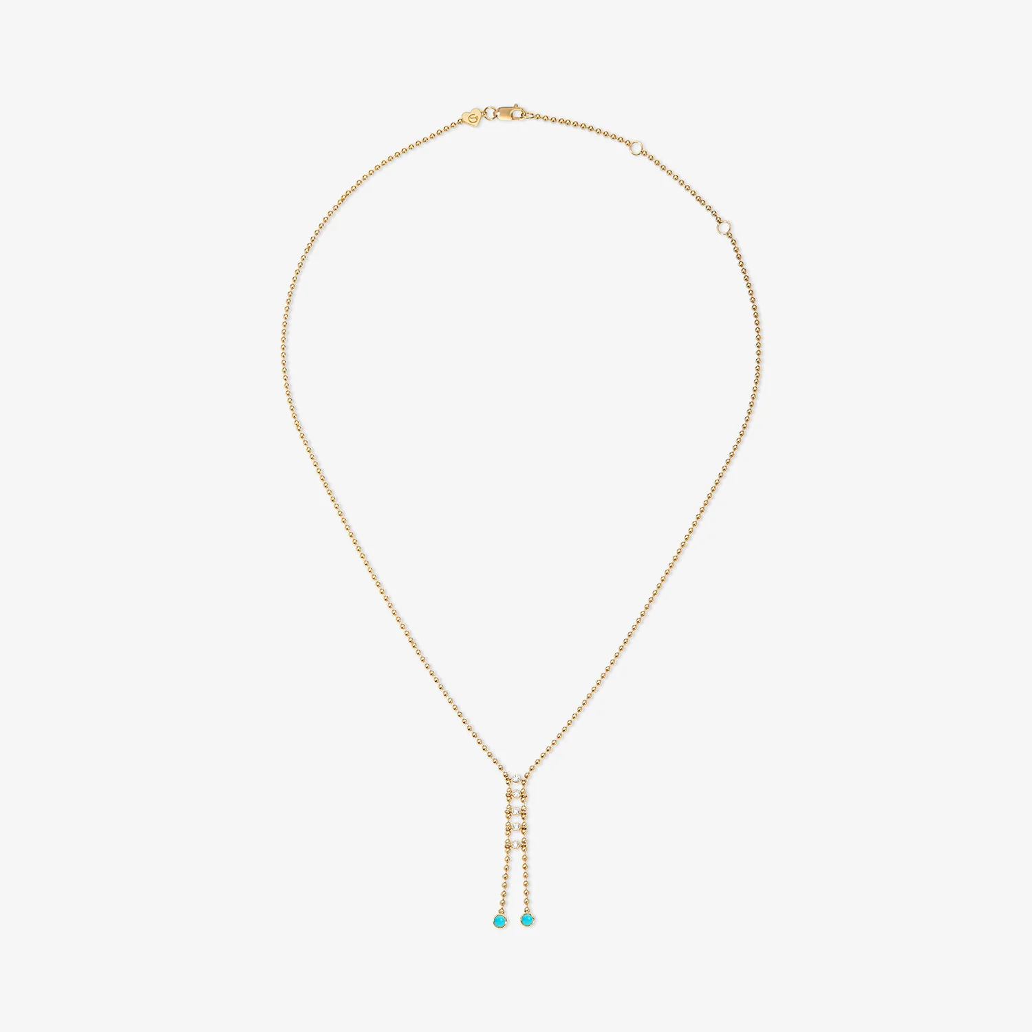 Dakota Turquoise Lariat Necklace - Image 2