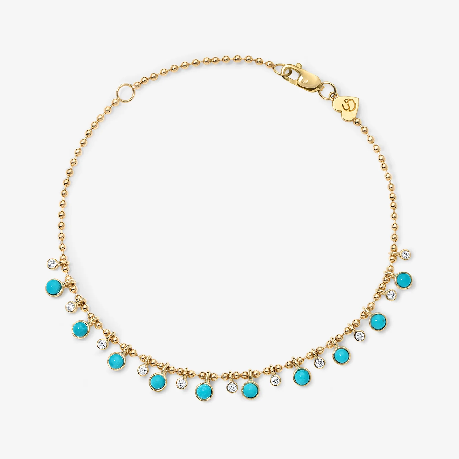 Dakota Turquoise Shaker Bracelet