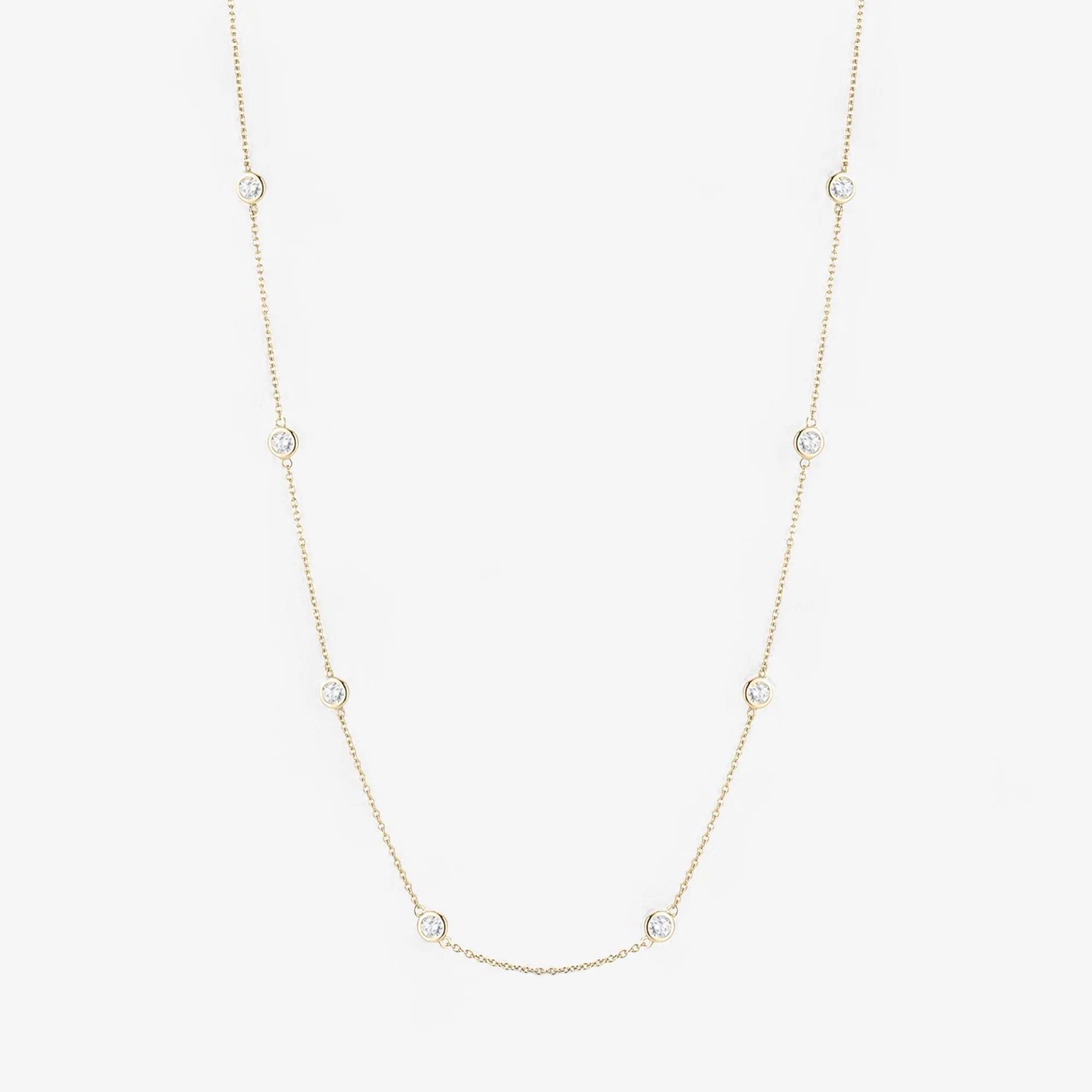 Margot 8 Stone Diamond Necklace - Image 12