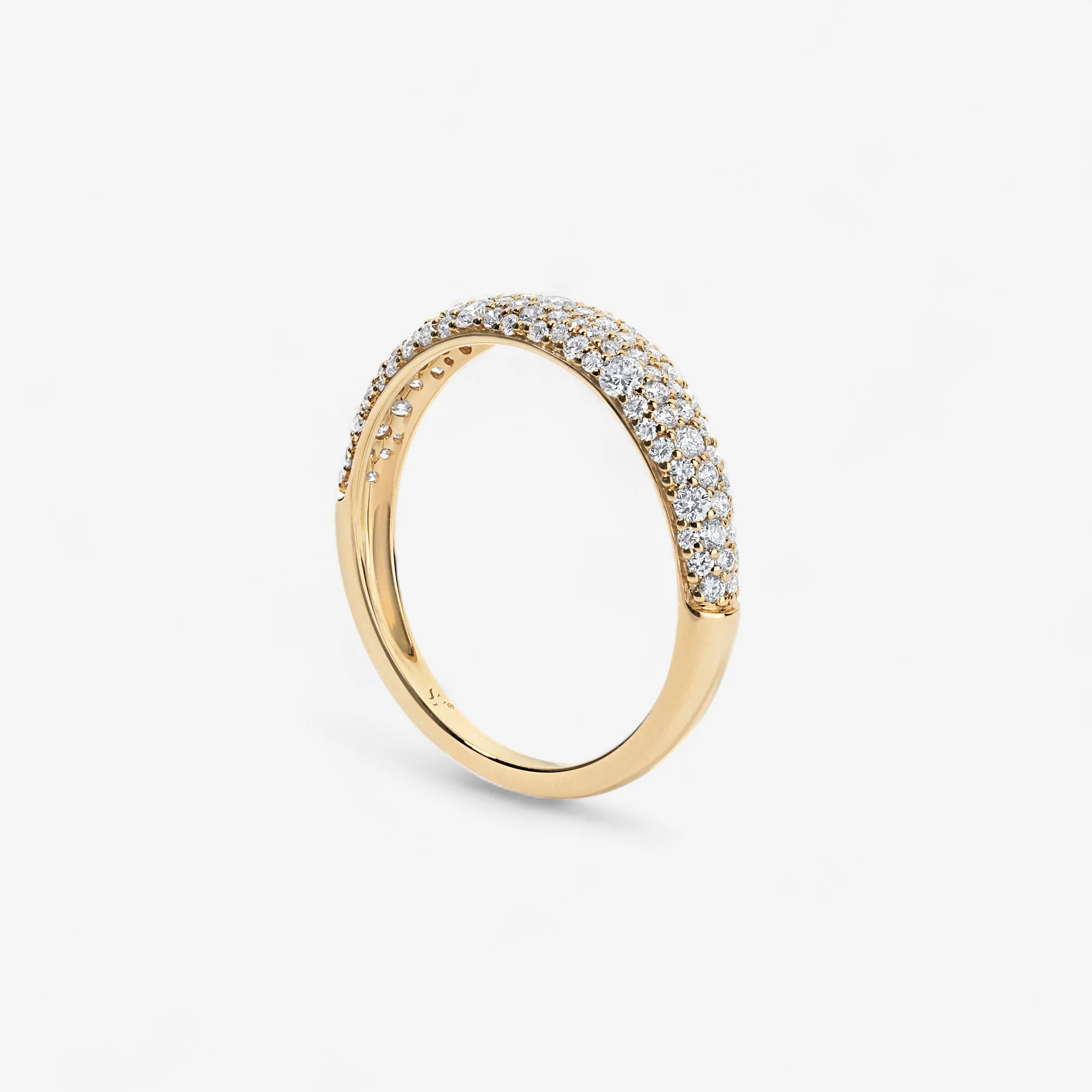 Madison Diamond Dome Stack Ring - Image 4