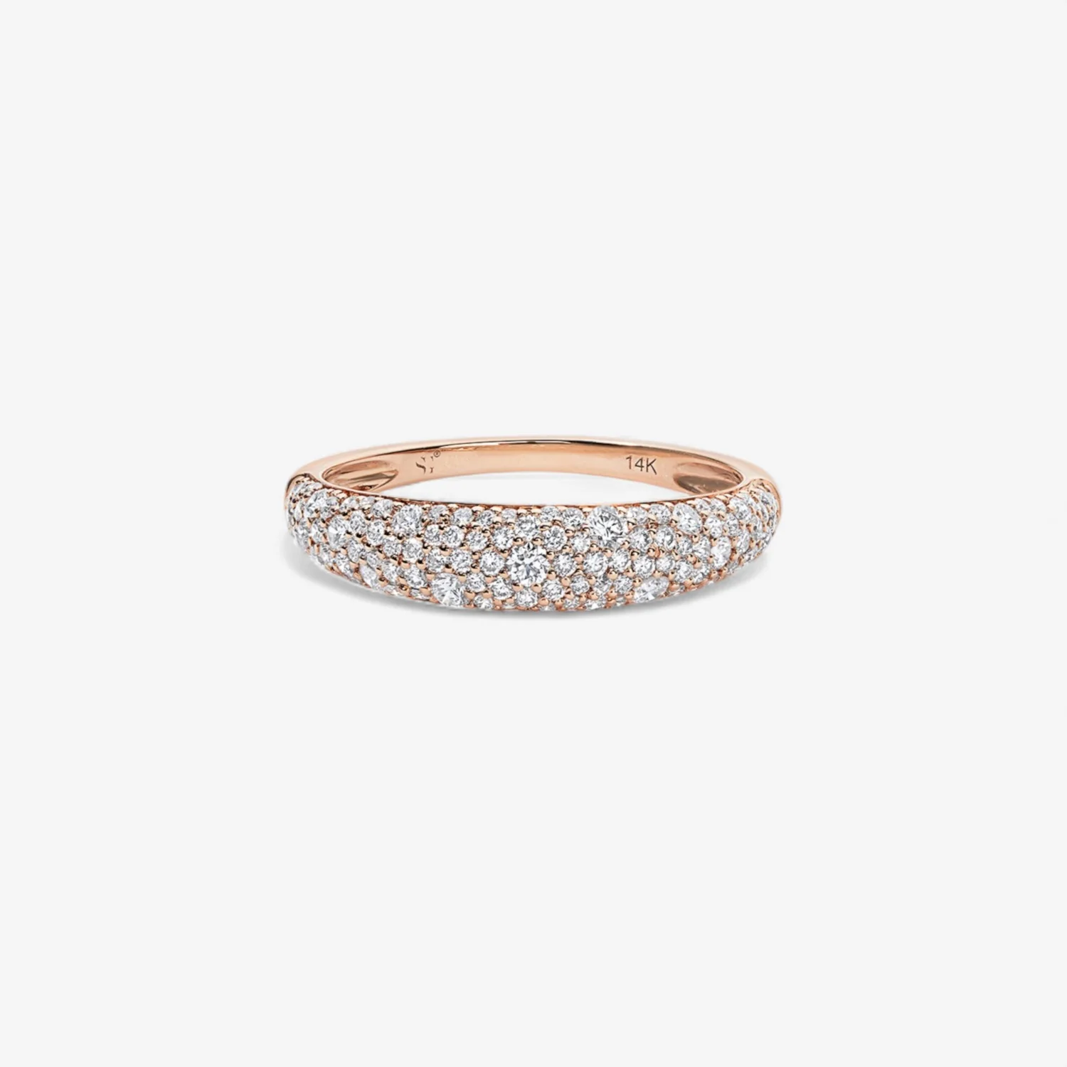 Madison Diamond Dome Stack Ring - Image 5