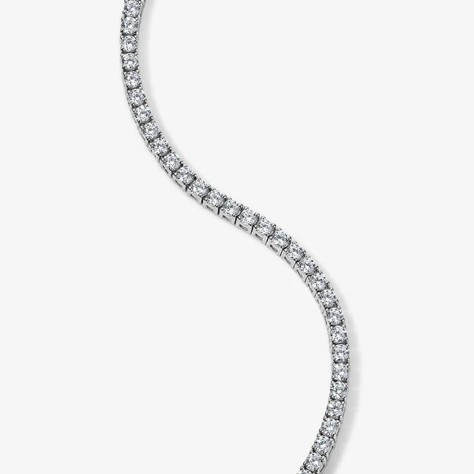Signature Diamond Tennis Anklet - Image 3