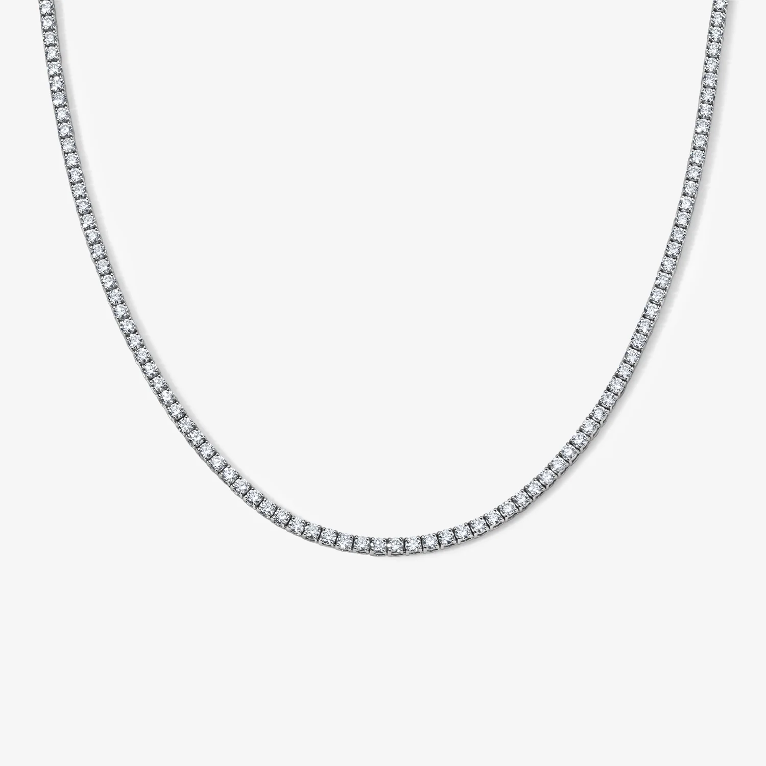 Signature Diamond Tennis Necklace - Image 3