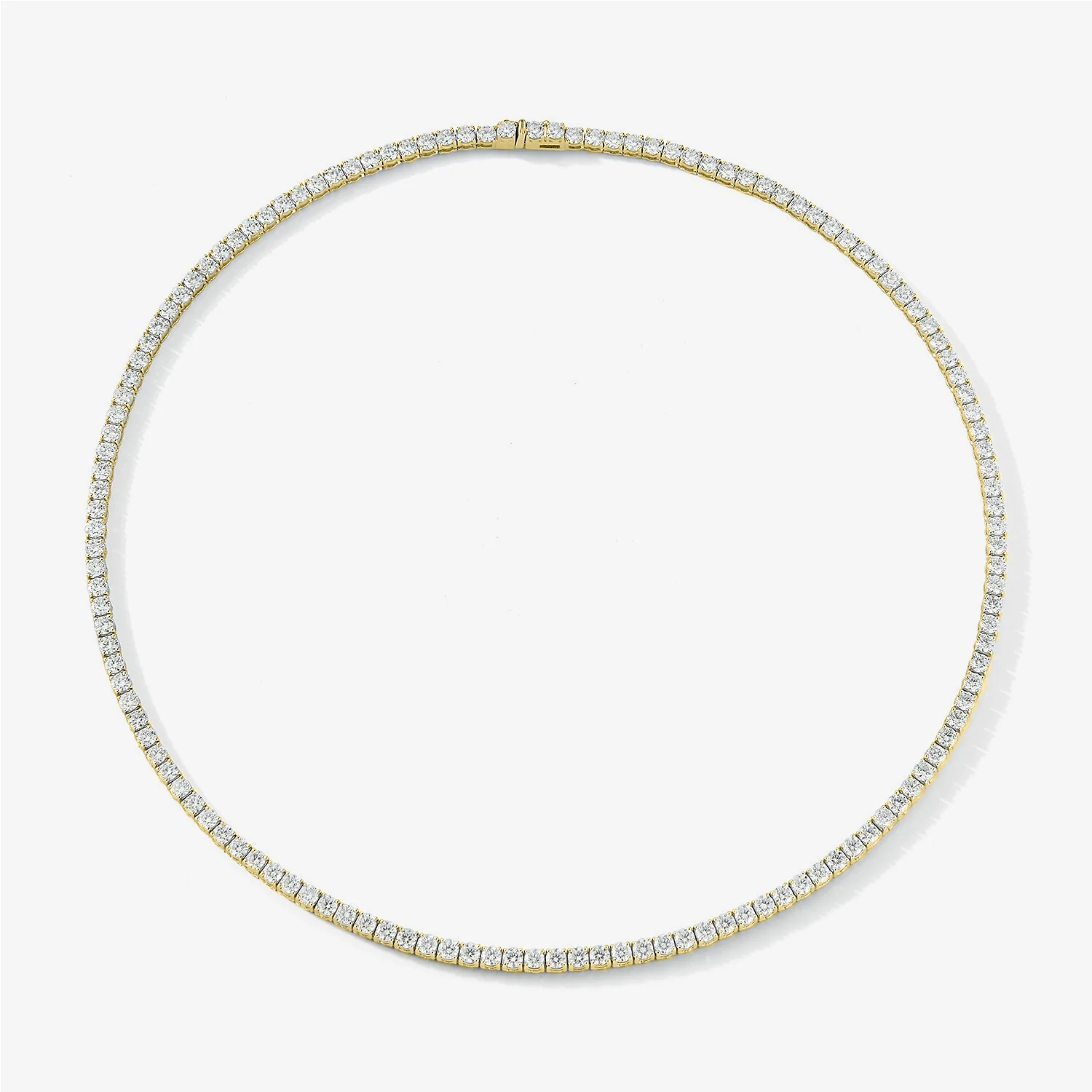Signature Diamond Tennis Necklace - Image 4