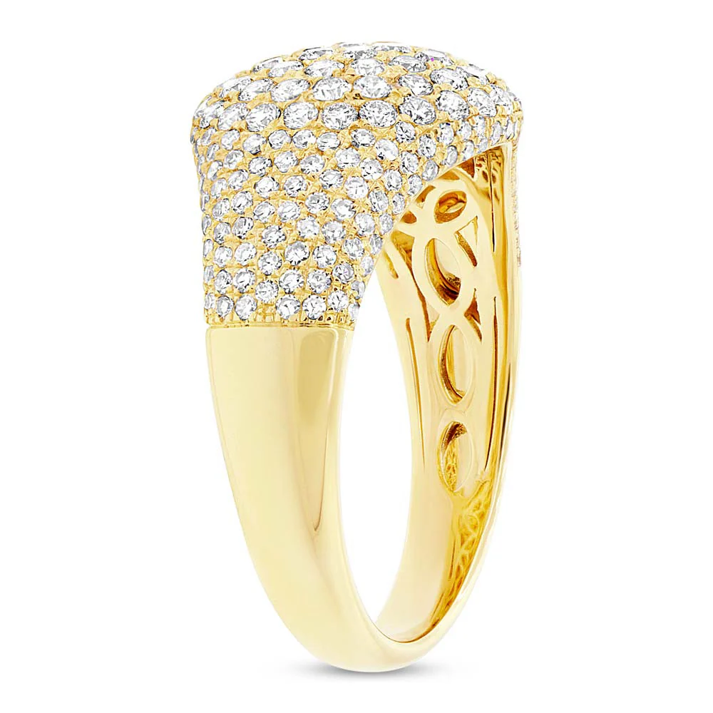 Madison Domed Pave Pinky Ring - Image 6