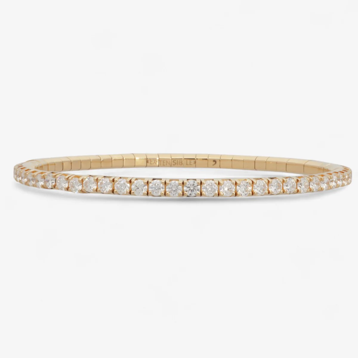 Extensible Round Tennis Bracelet - Image 11