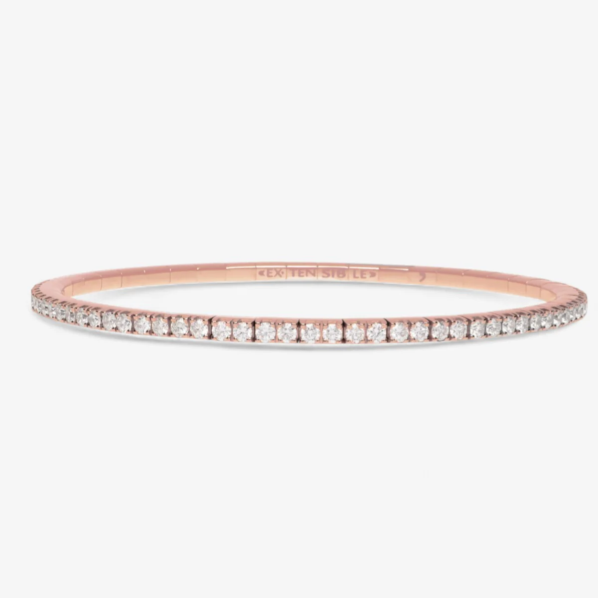 Extensible Round Tennis Bracelet - Image 12