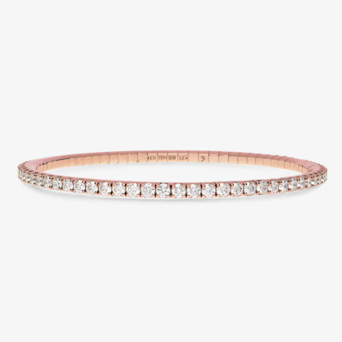 Extensible Round Tennis Bracelet - Image 9