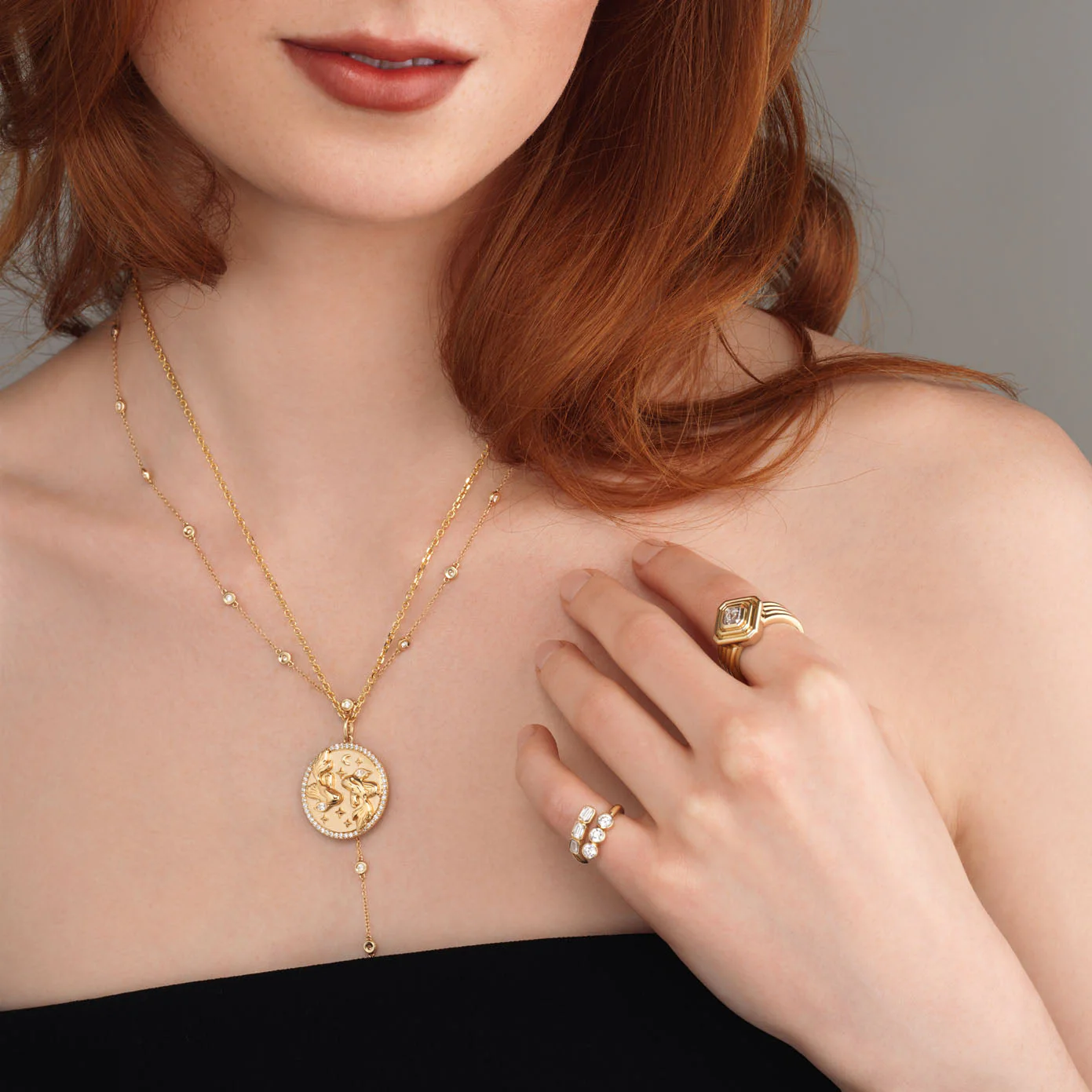 Gemini Token Zodiac Necklace - Image 2