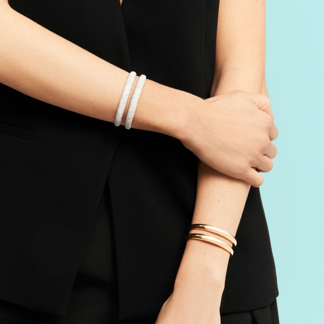 Madison Diamond Double Dome Cuff - Image 4