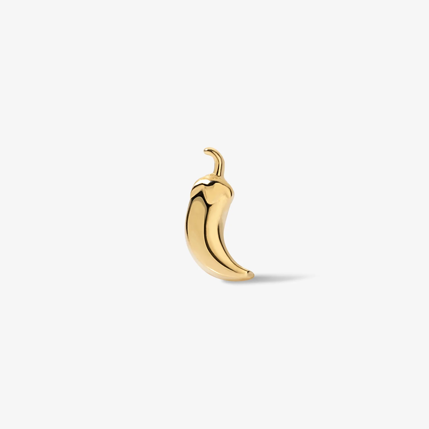 Cocktail Gold Hot Pepper Mini Stud