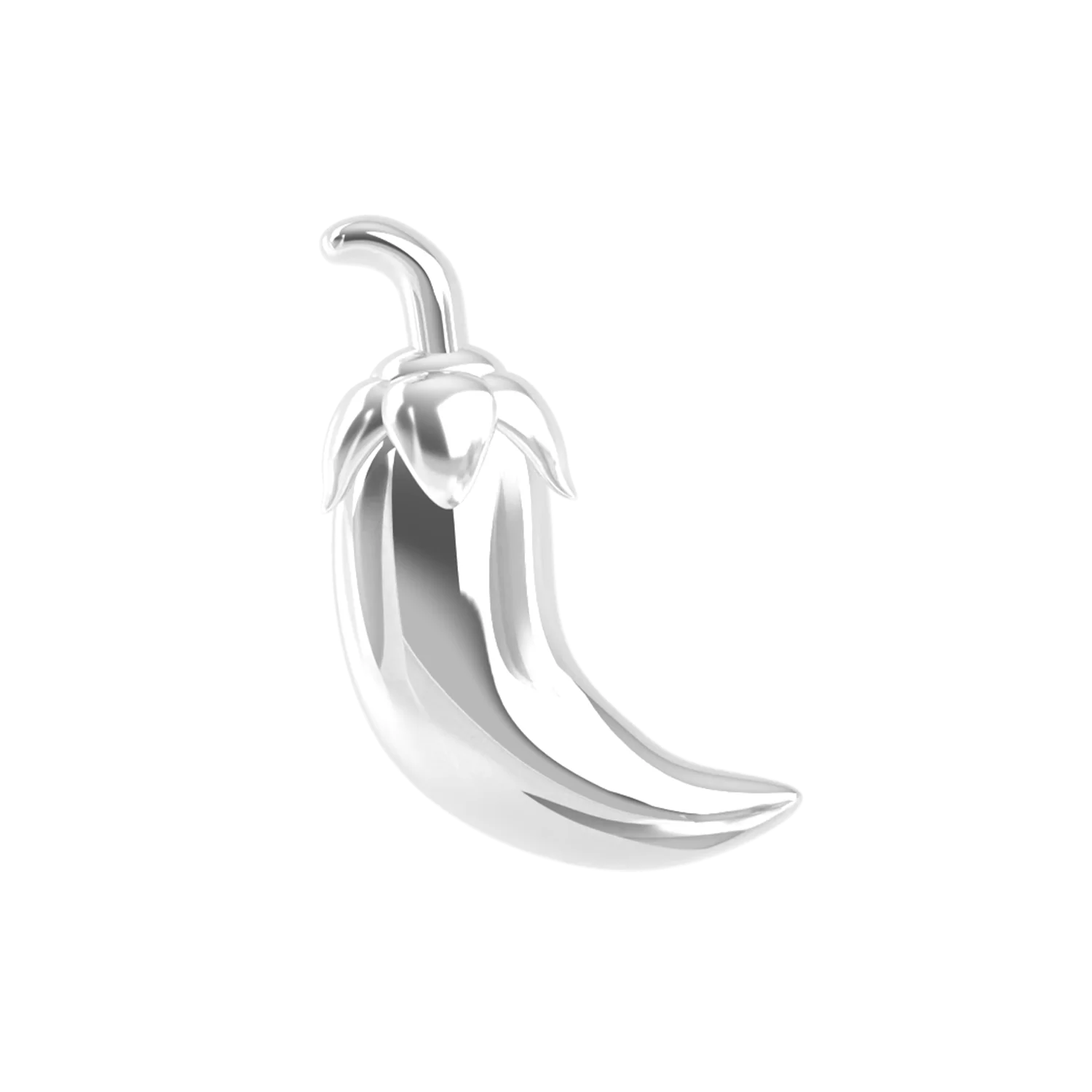 Slider Gold Hot Pepper Charm - Image 2