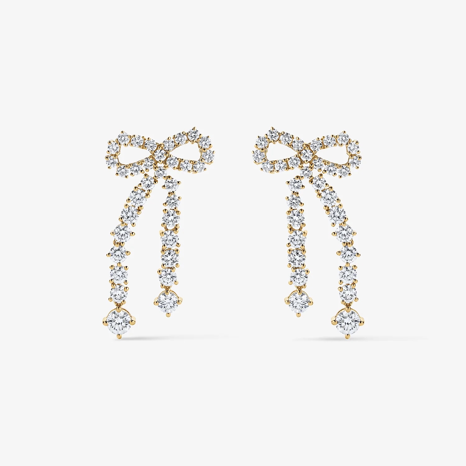 Grace Diamond Bow Earrings