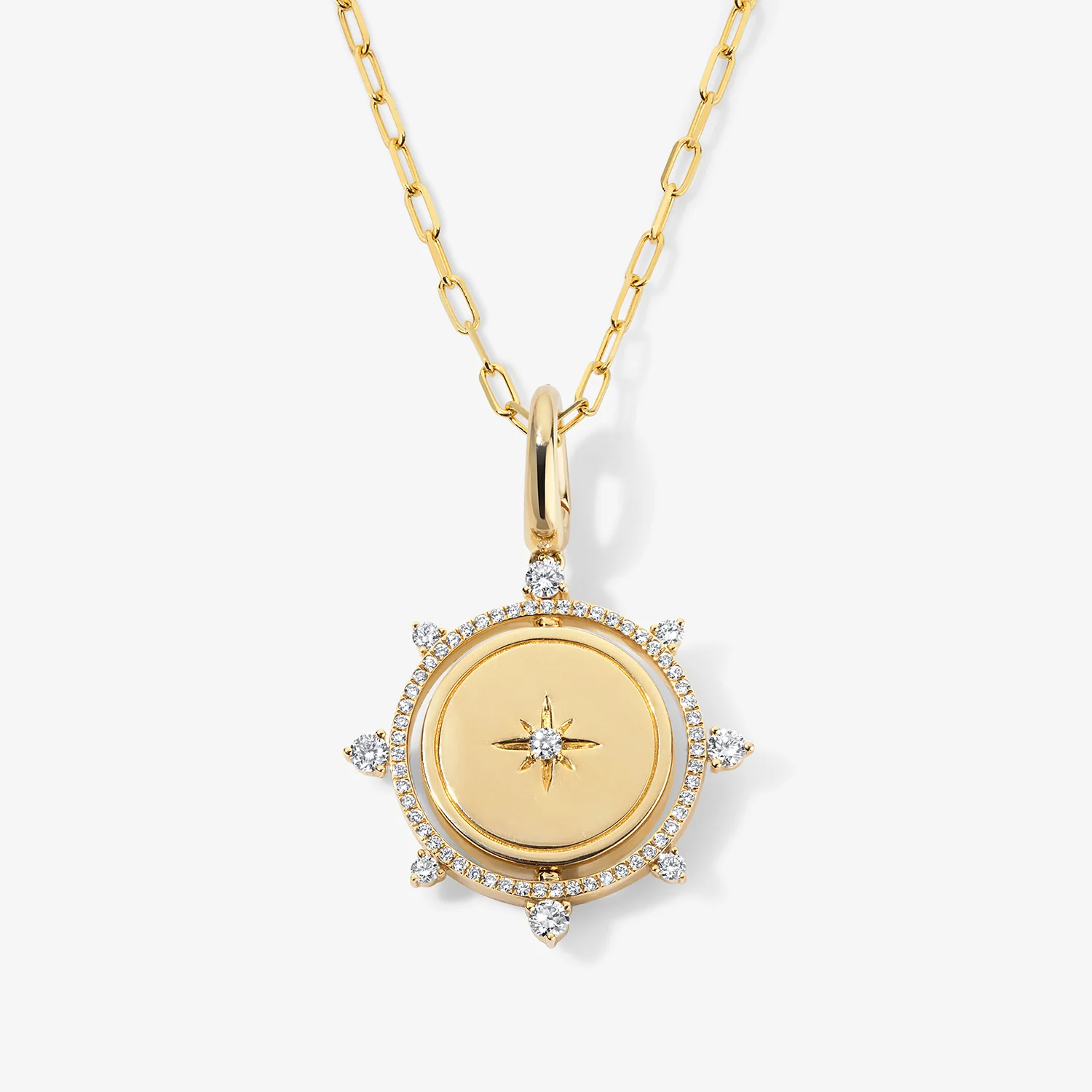 Grace Diamond Spinner Pendant - Image 2