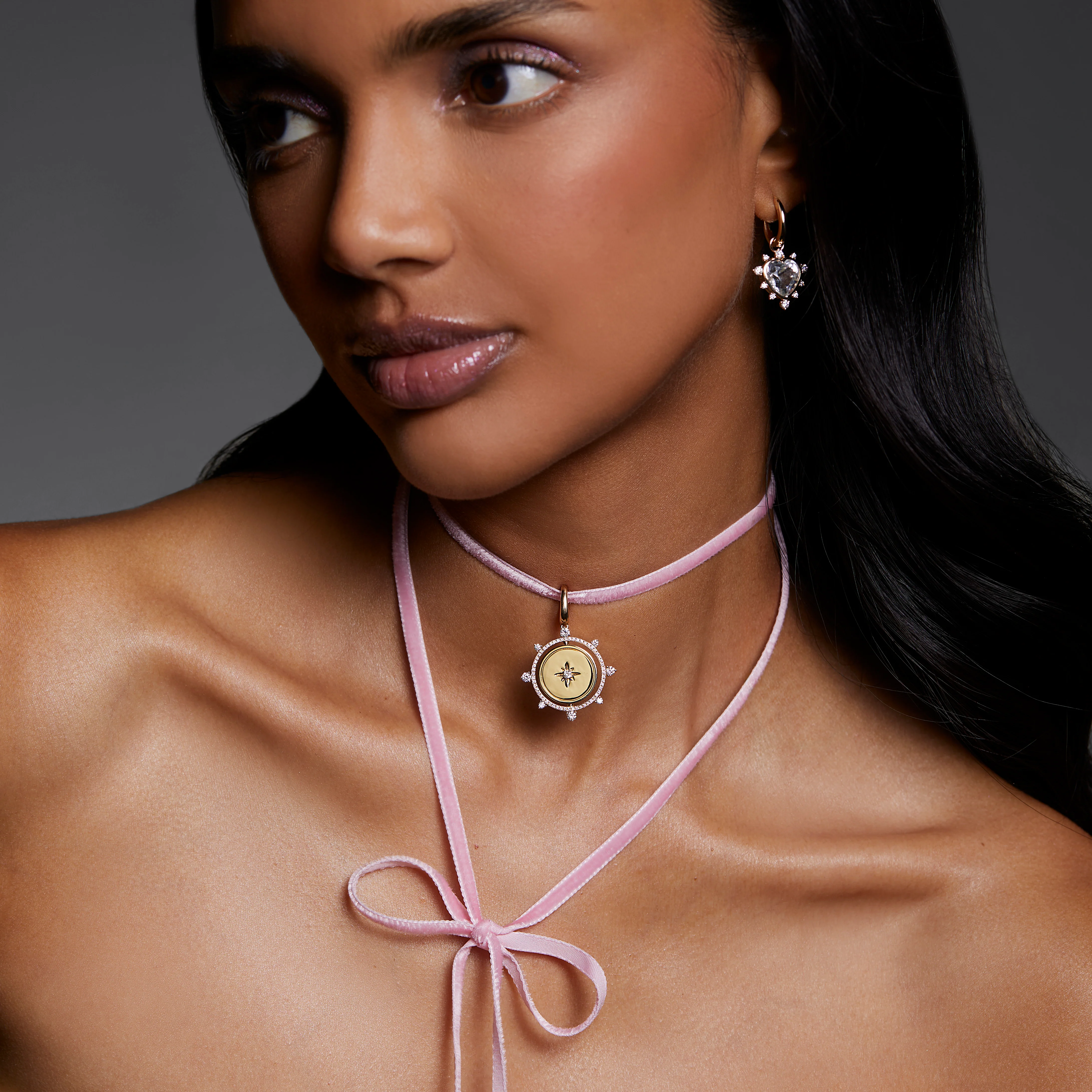 Grace Diamond Spinner Pendant - Image 3