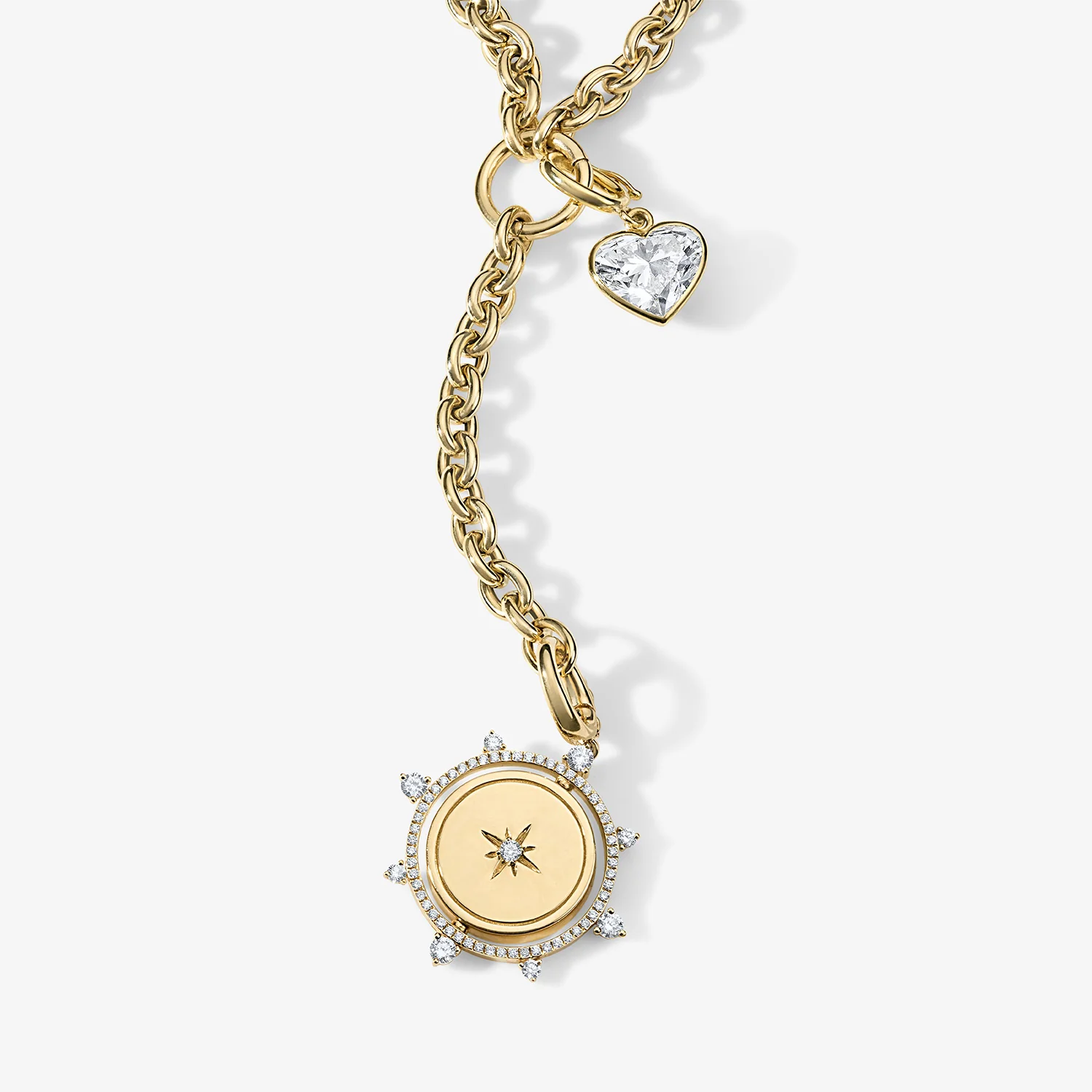 Grace Diamond Spinner Pendant - Image 4