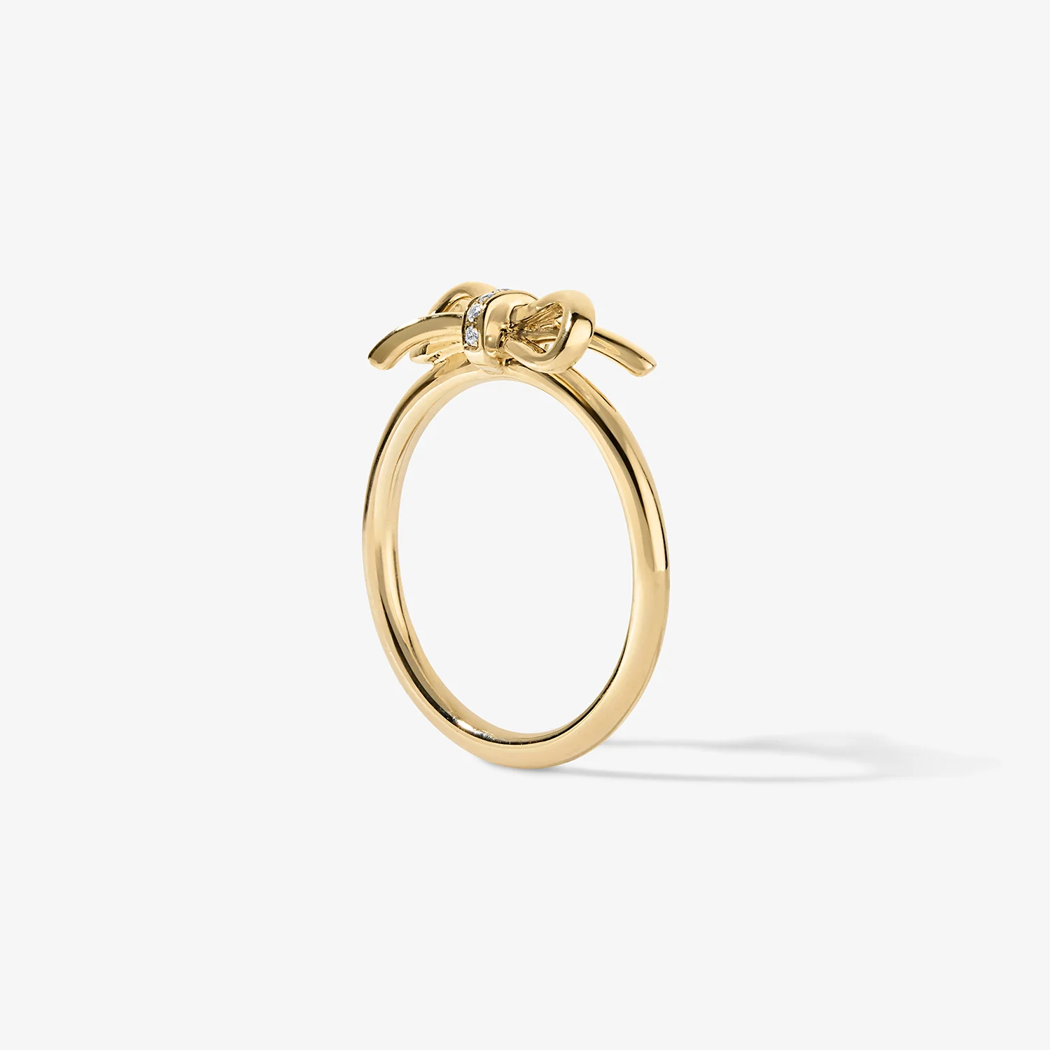 Grace Gold Bow Ring - Image 2