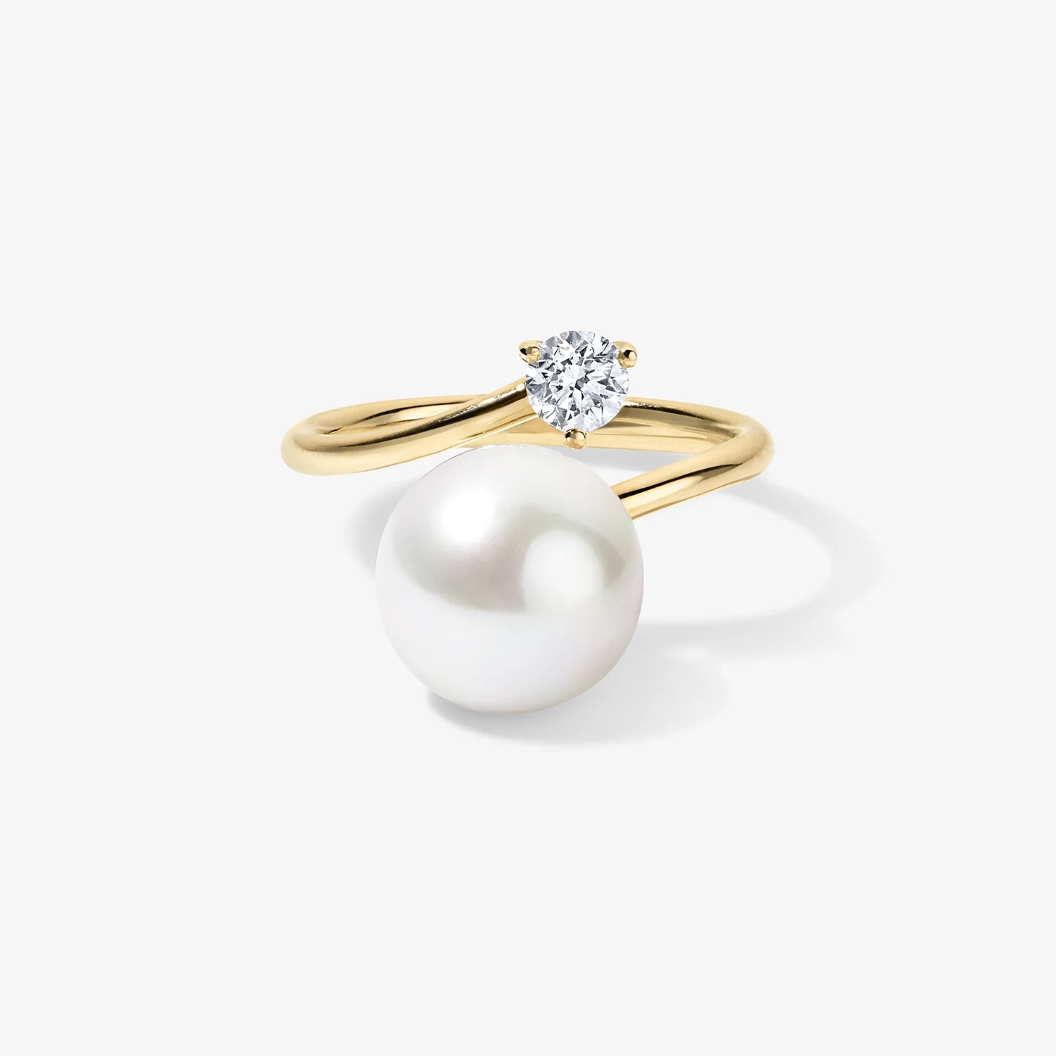 Grace Pearl Bypass Ring