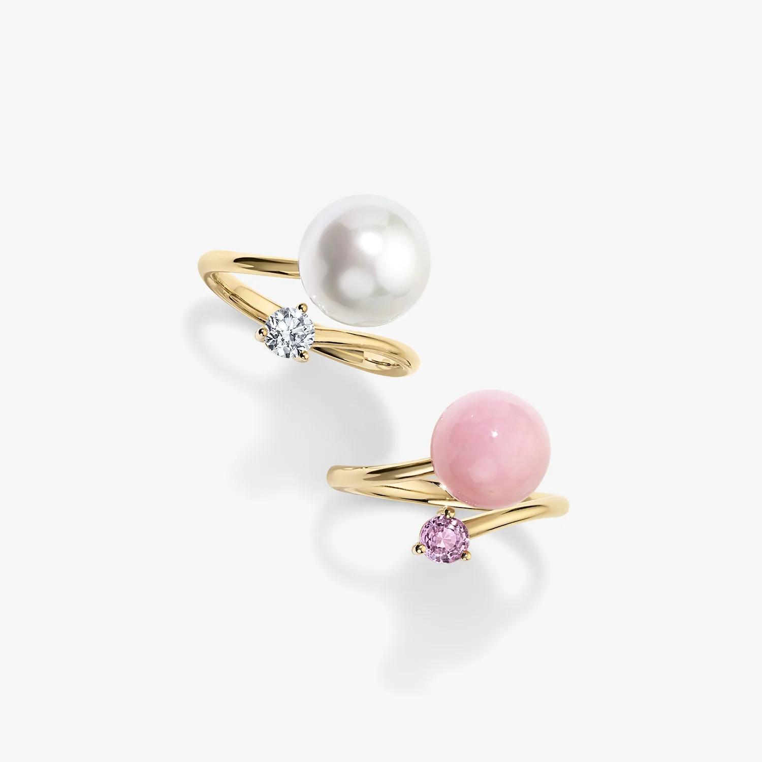 Grace Pearl Bypass Ring - Image 2