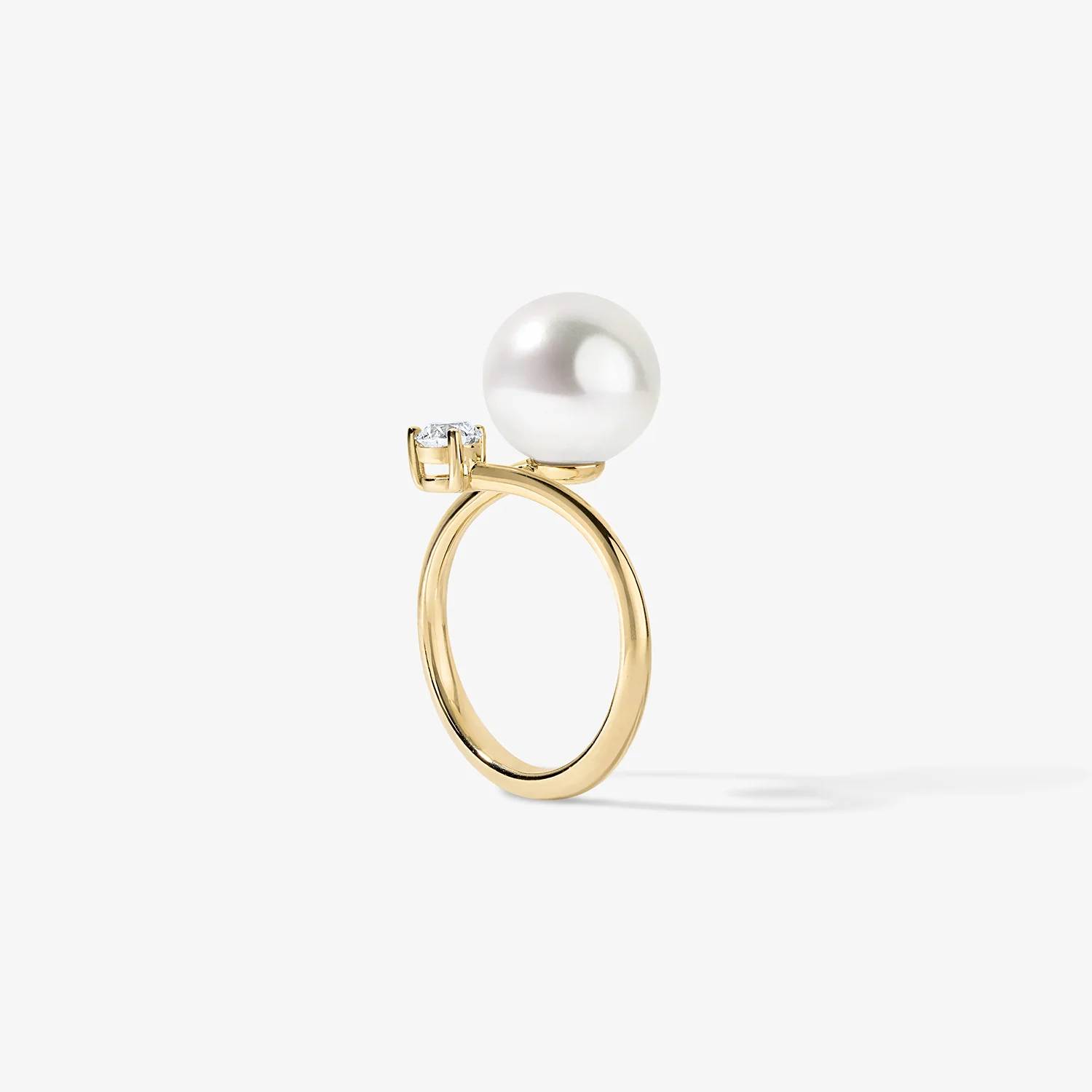 Grace Pearl Bypass Ring - Image 3