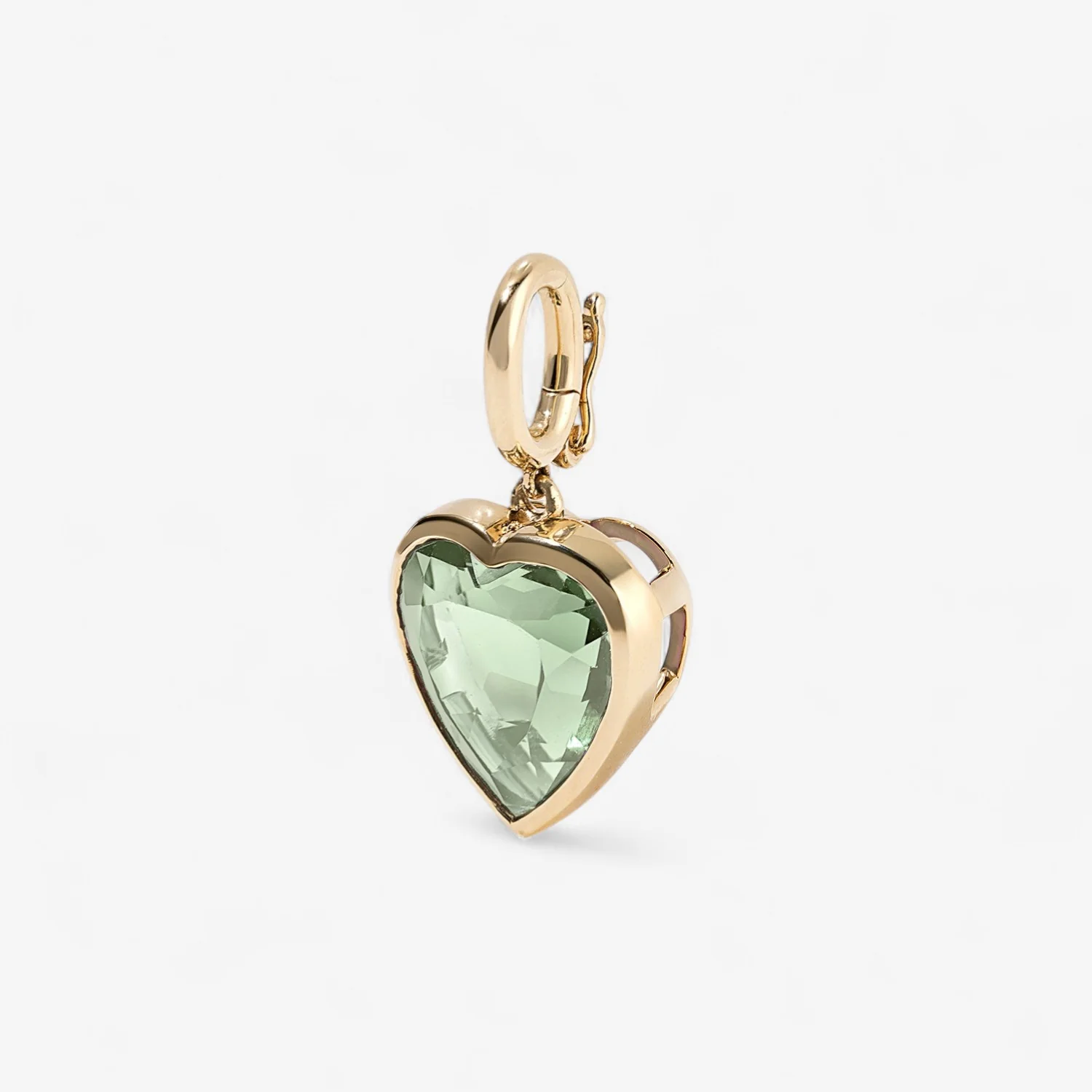 Margot Green Prasiolite Heart Charm - Image 3