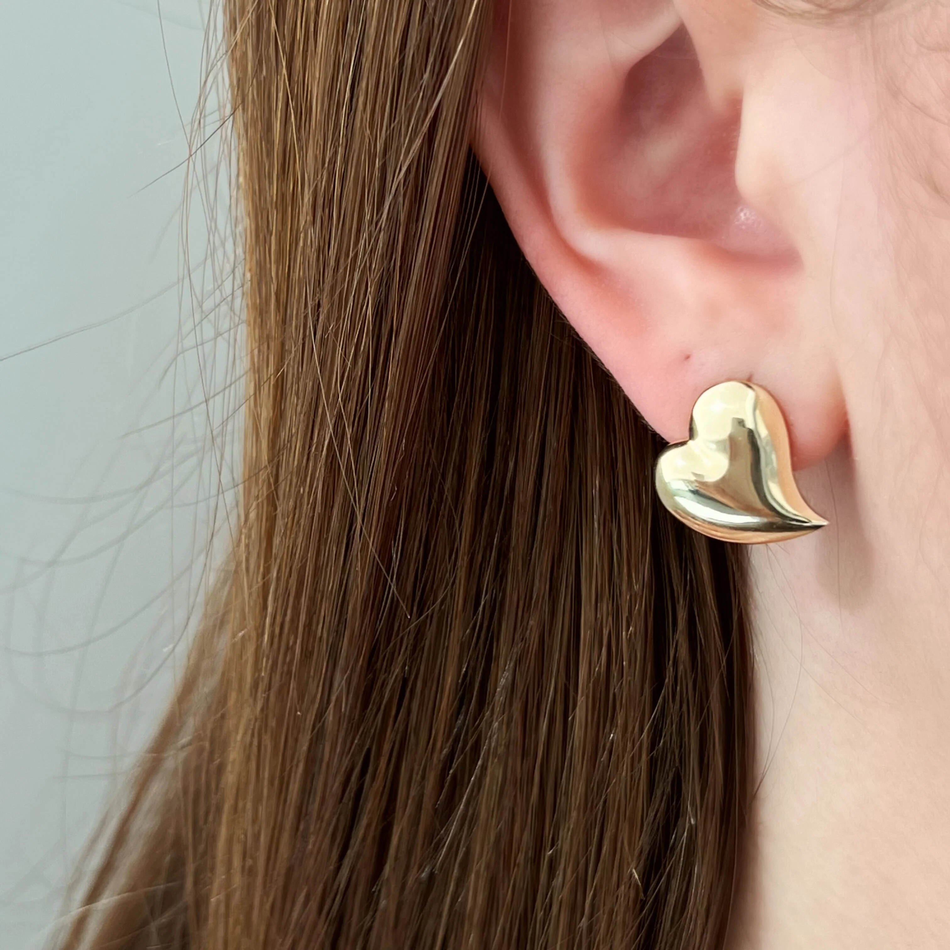 Madison Small Heart Studs - Image 2