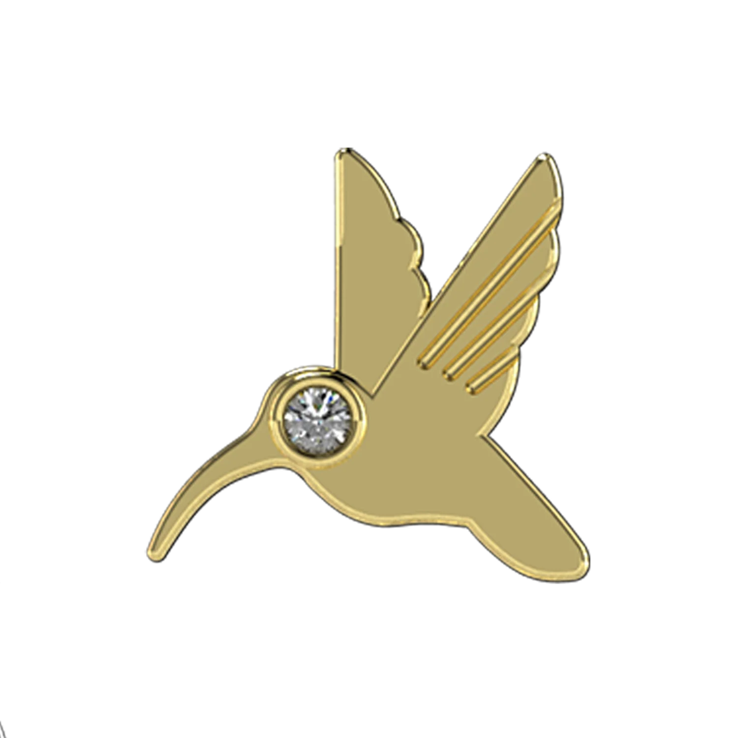 Hummingbird Slider Charm