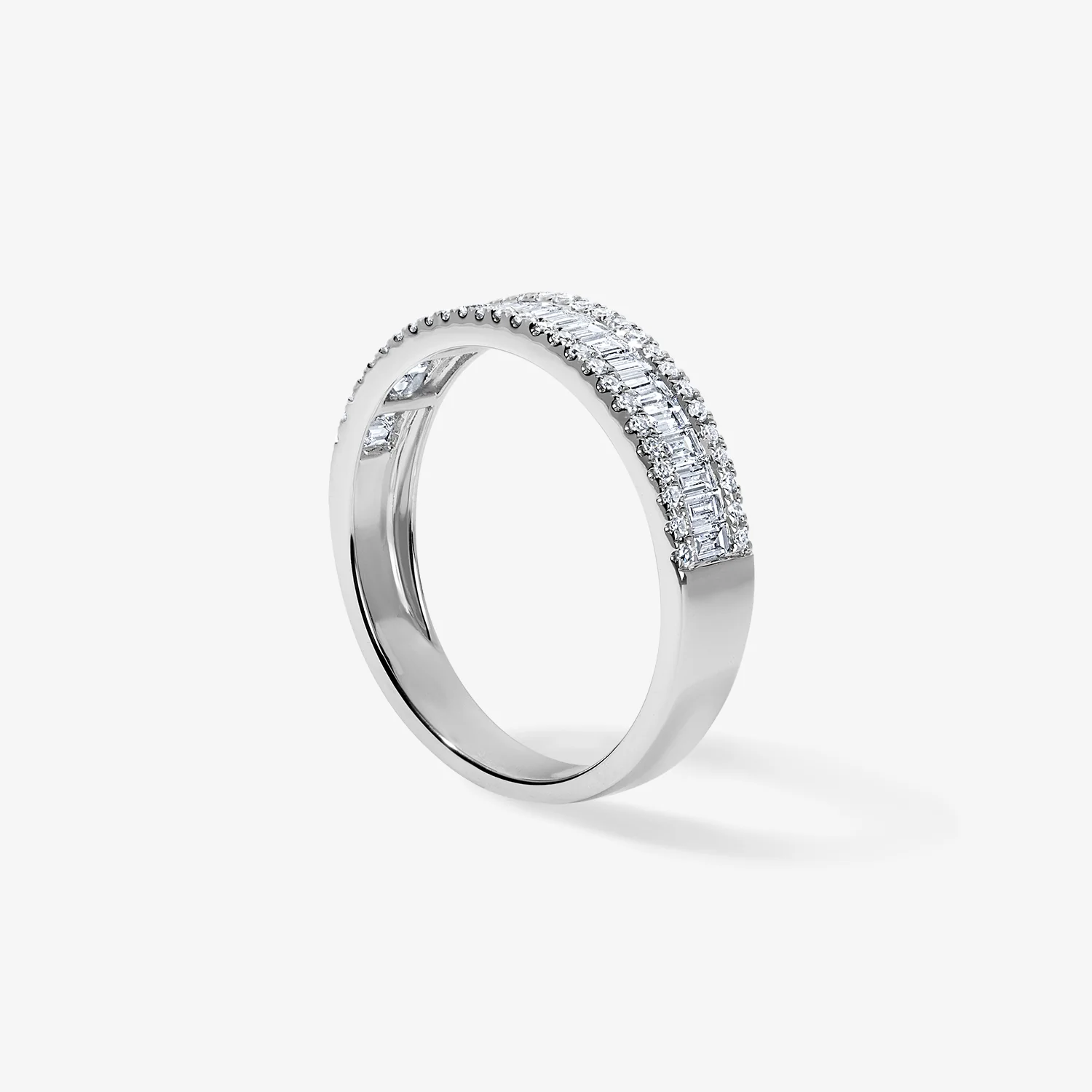 Julietta Pave Baguette Band - Image 4