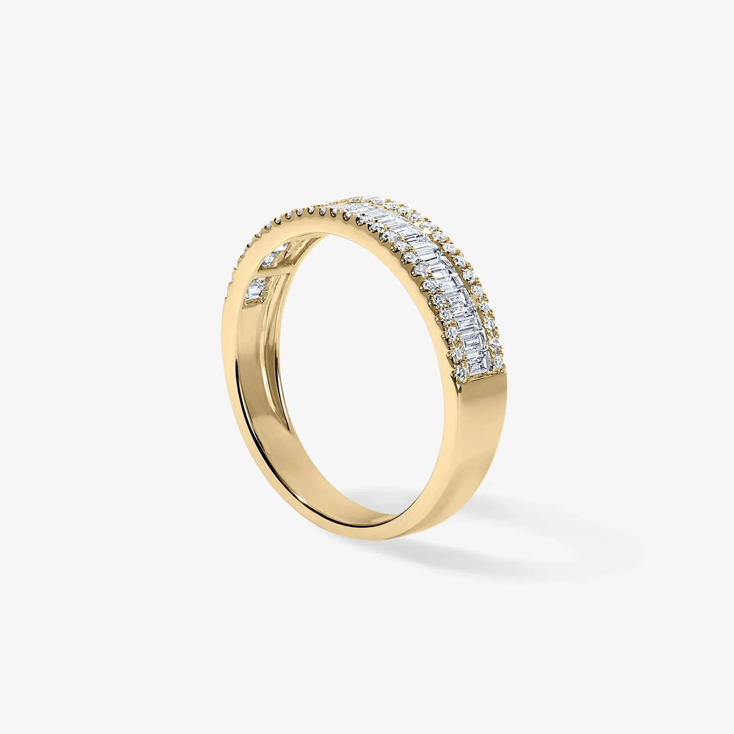 Julietta Pave Baguette Band - Image 5