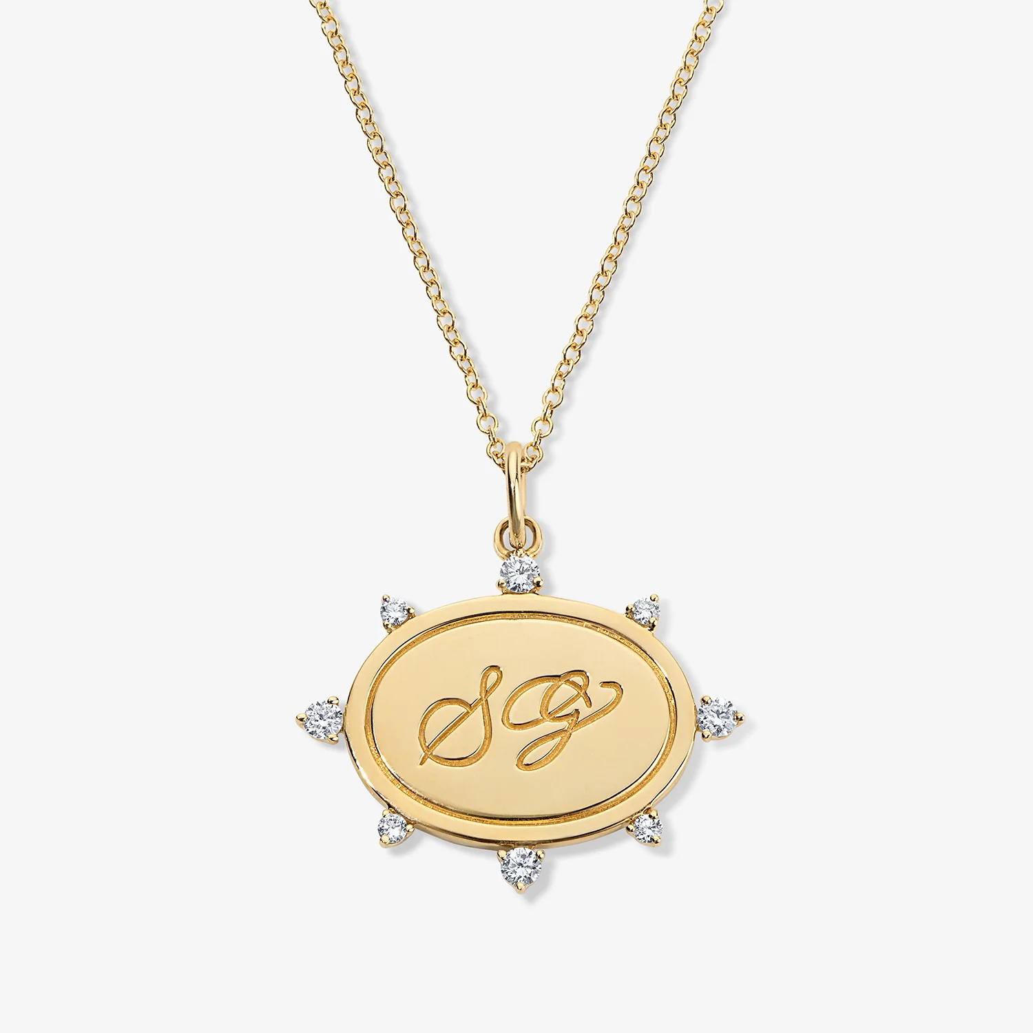Kelly Monogram Pendant