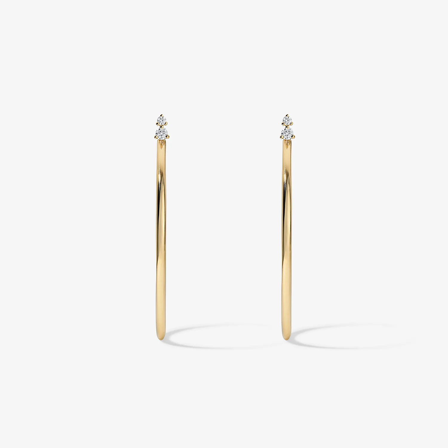 Kelly Petite Hoop Earrings - Image 2