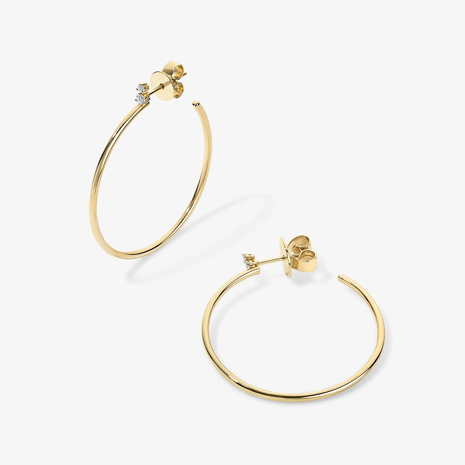 Kelly Petite Hoop Earrings - Image 3