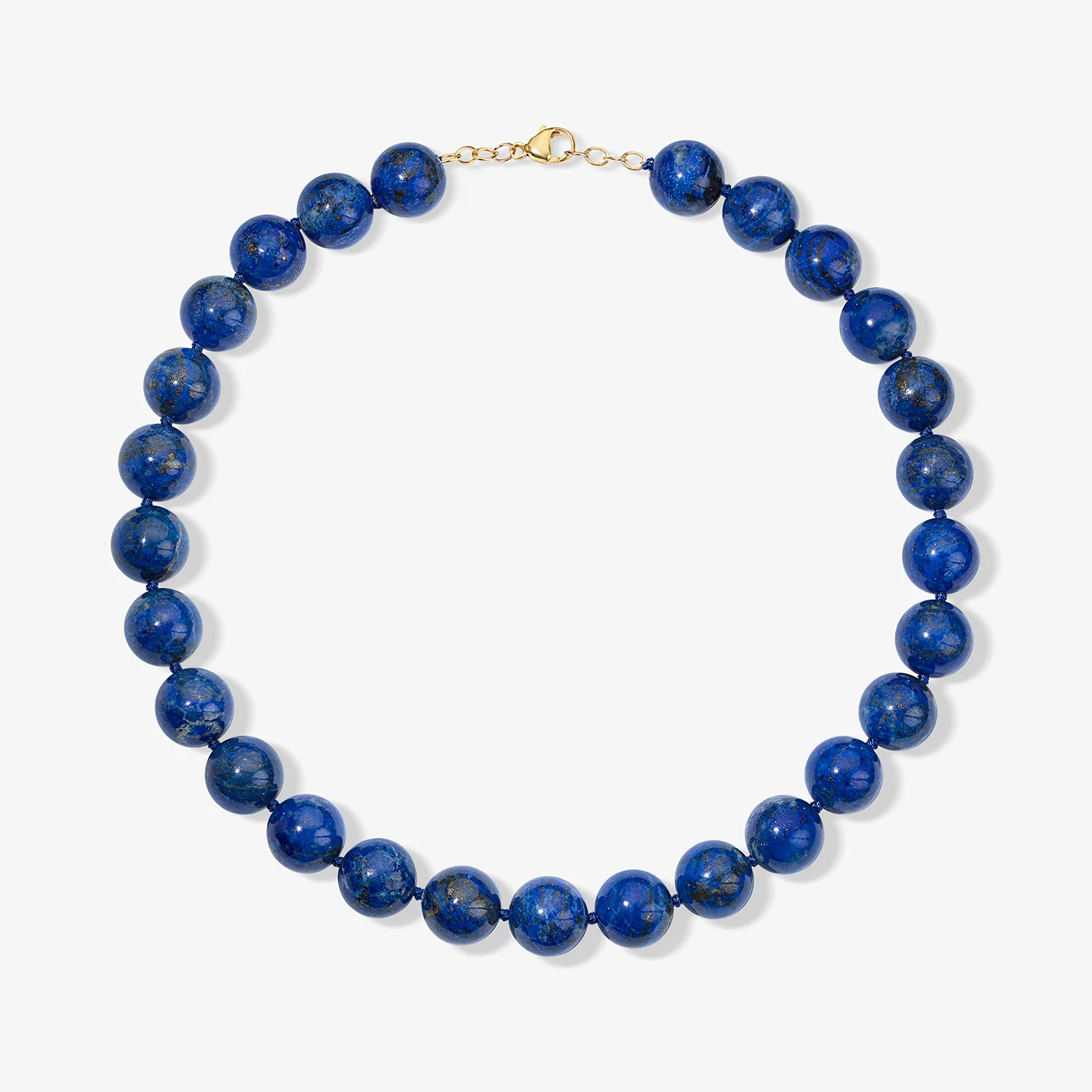 Kendall Large Lapis Beaded Necklace