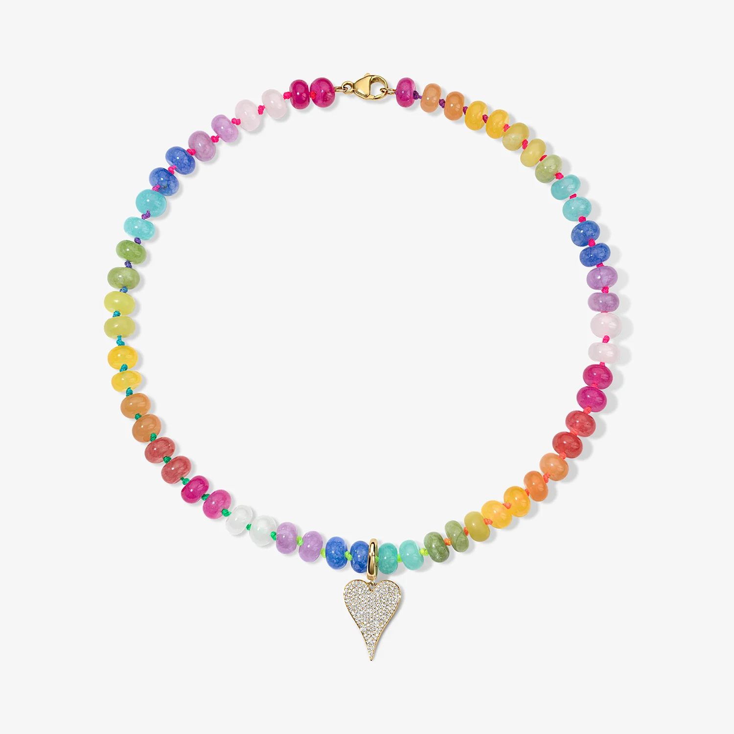 Kendall Rainbow Beaded Necklace - Image 3