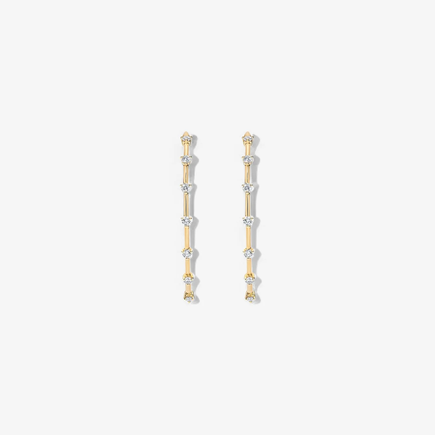 Celeste Diamond Hoop Earrings - Image 5